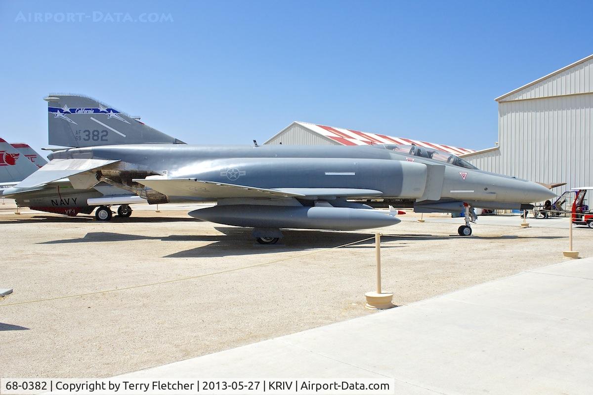 68-0382, 1968 McDonnell Douglas F-4E Phantom II C/N 3465, At March Field Air Museum , Riverside , California