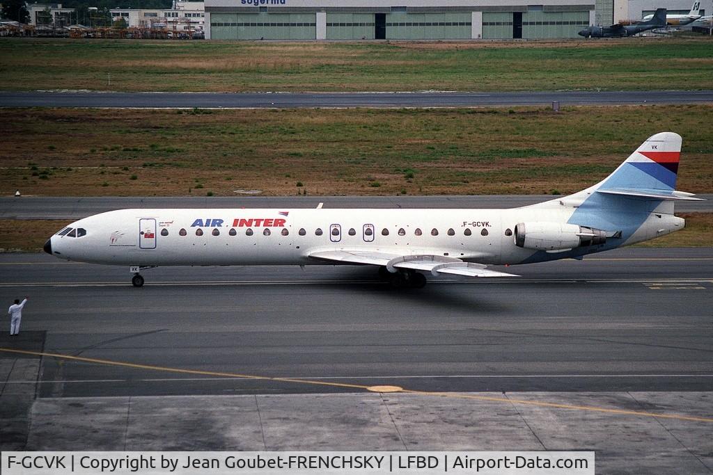 F-GCVK, 1972 Aerospatiale SE-210 Caravelle 12 C/N 276, AIR INTER departure to Orly in 80'