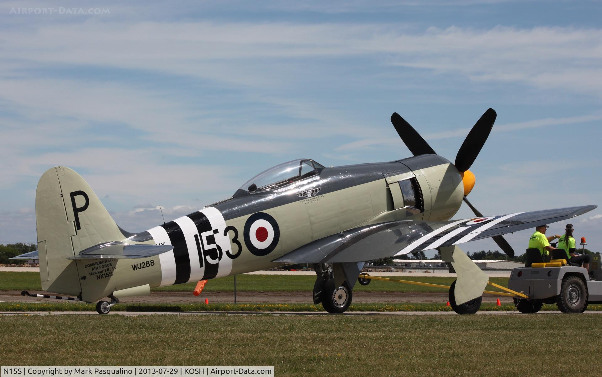N15S, 1953 Hawker Sea Fury FB.11 C/N 41H/696792, Sea Fury MK 10