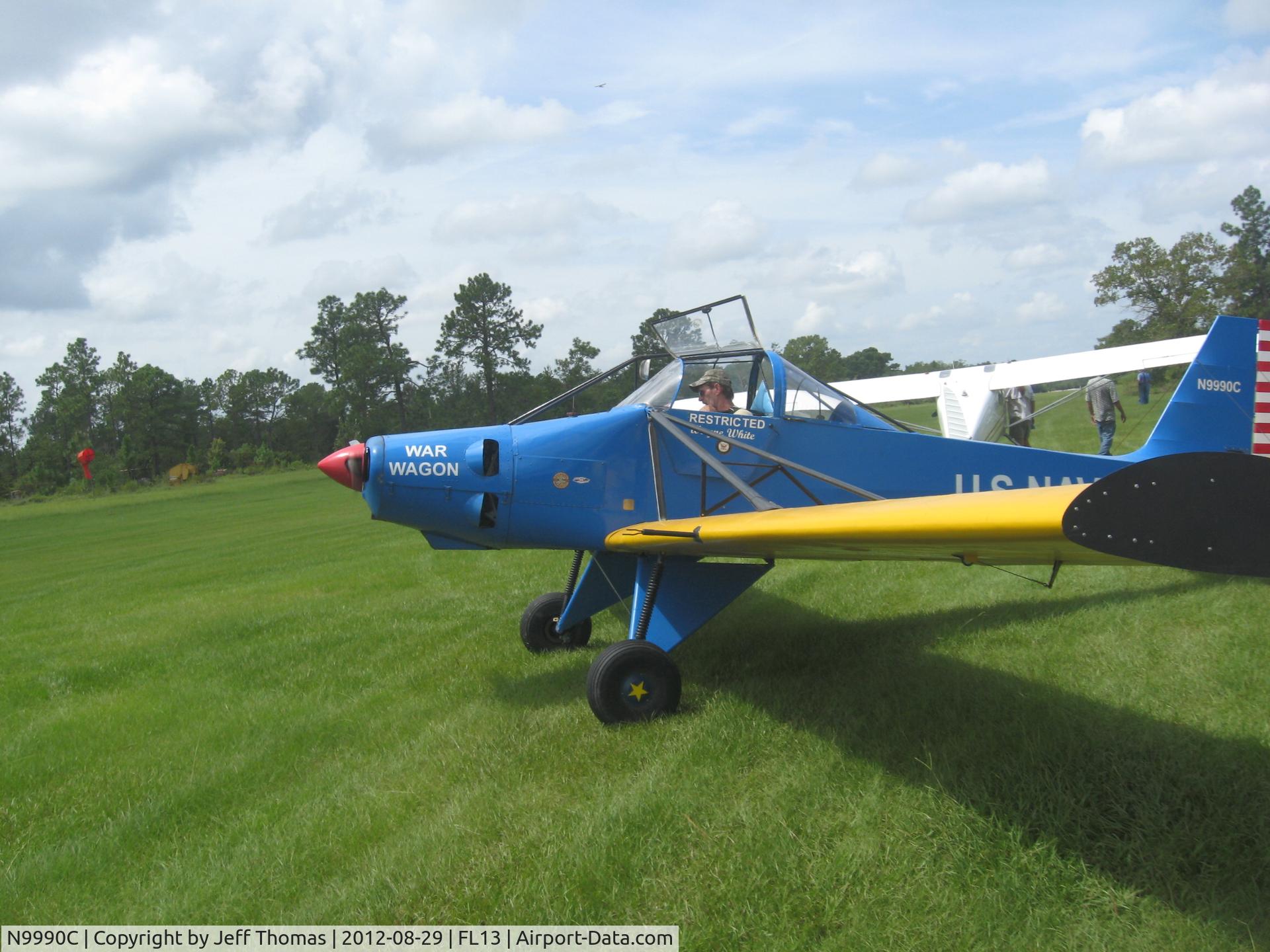 N9990C, 1958 Callair A-5 C/N 245, Spencer airpark
