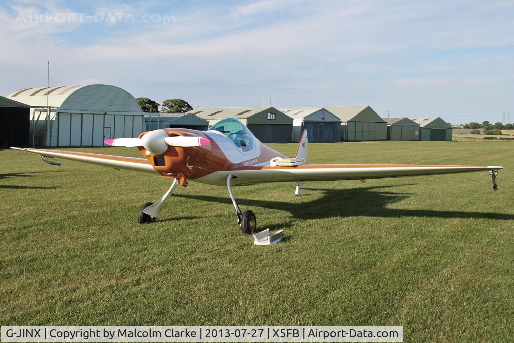 G-JINX, 2013 Silence Twister C/N LAA 329-15102, Silence Twister. A member of the SWIP Twister Team prior to a local late evening light display. Fishburn Airfield, July 2013.