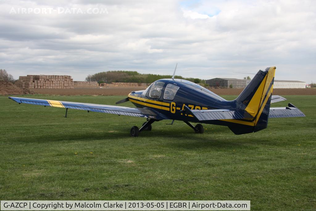 G-AZCP, 1970 Beagle B-121 Pup Series 2 (Pup 150) C/N B121-158, Beagle B.121 Pup 100 at The Real Aeroplane Company's May-hem Fly-In, Breighton Airfield, May 2013.