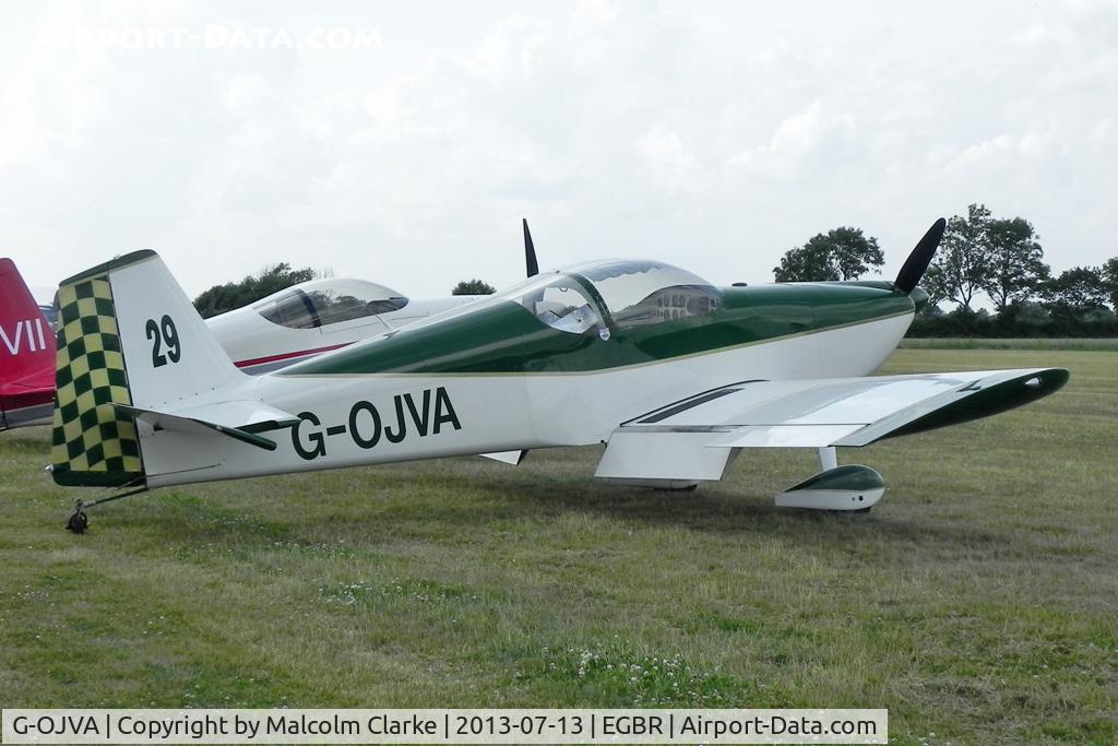 G-OJVA, 1998 Vans RV-6 C/N PFA 181-12292, Vans RV-6 at The Real Aeroplane Company's Wings & Wheels Fly-In, Breighton Airfield, July 2013.