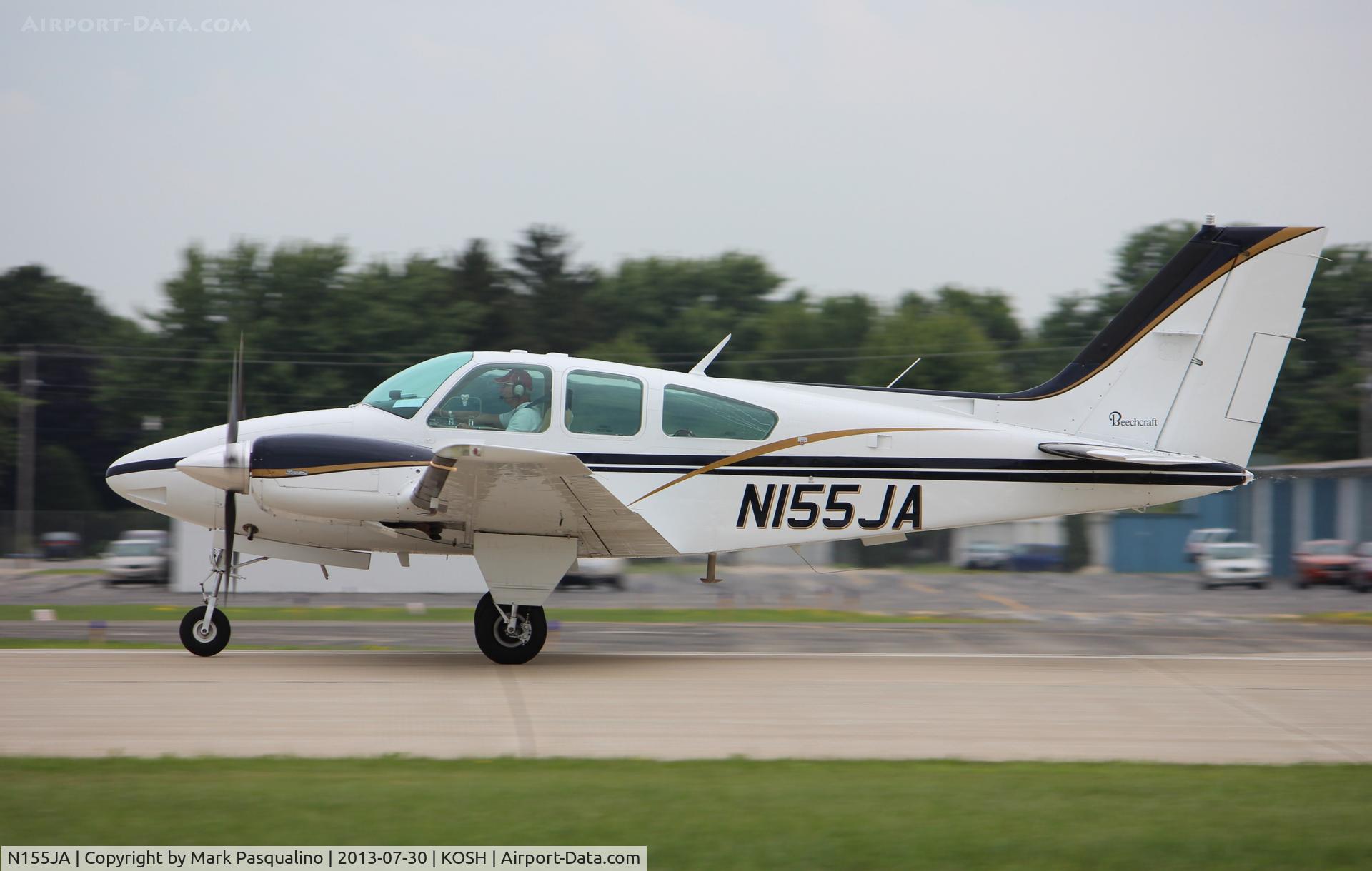 N155JA, 1976 Beech 95-B55 (T42A) Baron C/N TC-1993, Beech B55