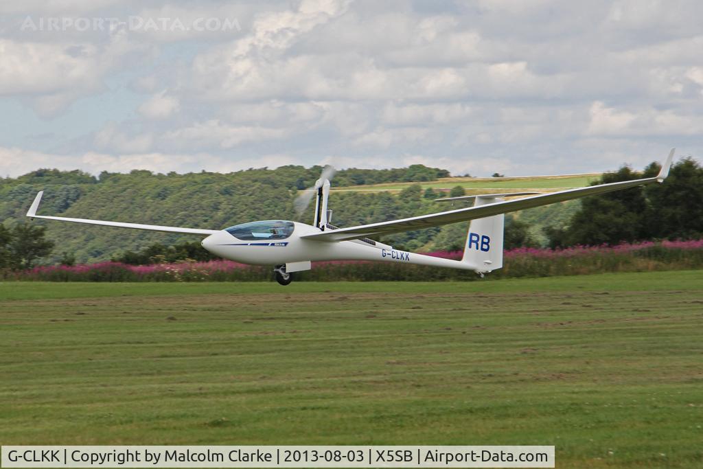 G-CLKK, 2013 Schleicher ASH-31M-I C/N 31087, Schleicher ASH-31-MI 'self launching' at the Yorkshire Gliding Club, Sutton Bank, North Yorks, August 2nd 2013.