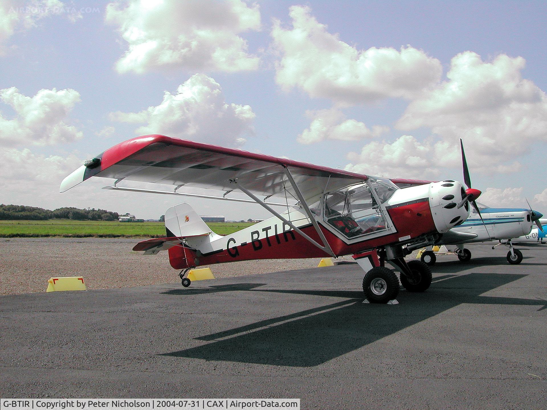 G-BTIR, 1992 Denney Kitfox Mk.2 C/N PFA 172-11952, This Kitfox attended the 2004 Carlisle Fly-in.