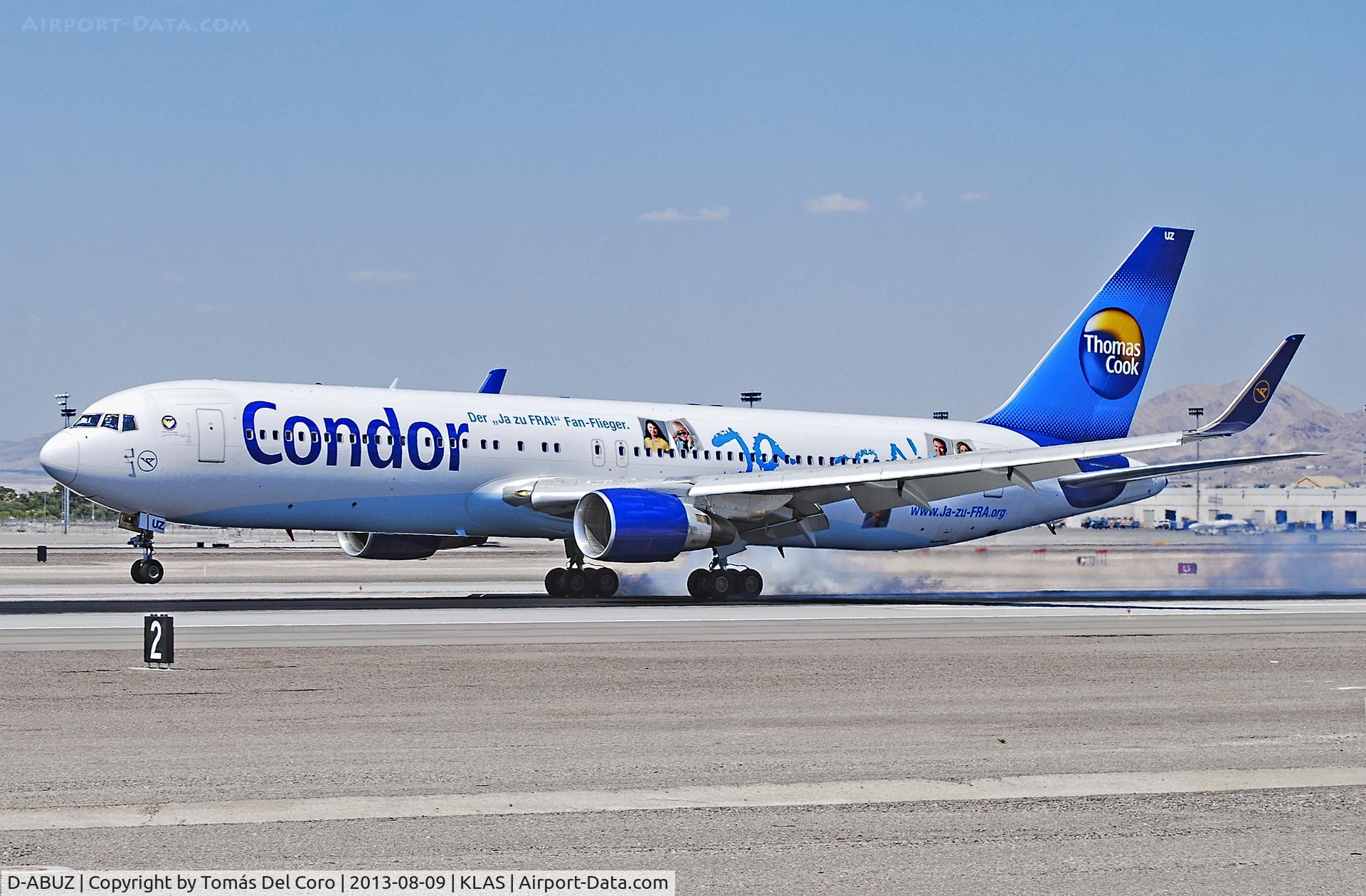 D-ABUZ, 1991 Boeing 767-330/ER C/N 25209, D-ABUZ Condor (Thomas Cook) Boeing 767-330/ER (cn 25209/382) 