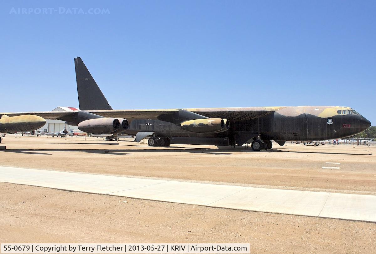 55-0679, 1956 Boeing B-52D Stratofortress C/N 464026, At March Field Air Museum , Riverside , California
