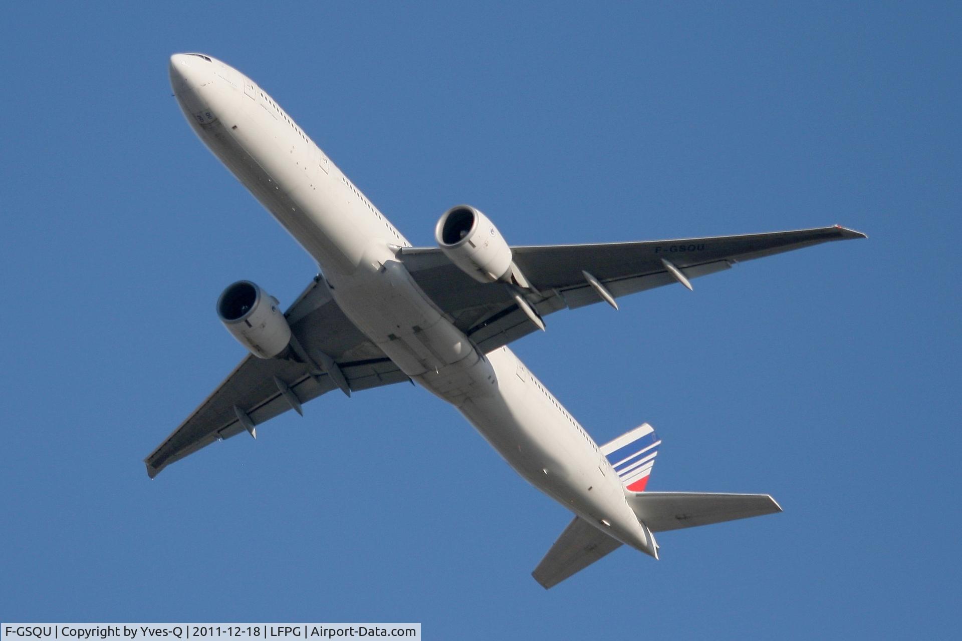 F-GSQU, 2007 Boeing 777-328/ER C/N 32847, Boing 777-328ER, Roissy Charles De Gaulle Airport (LFPG-CDG)