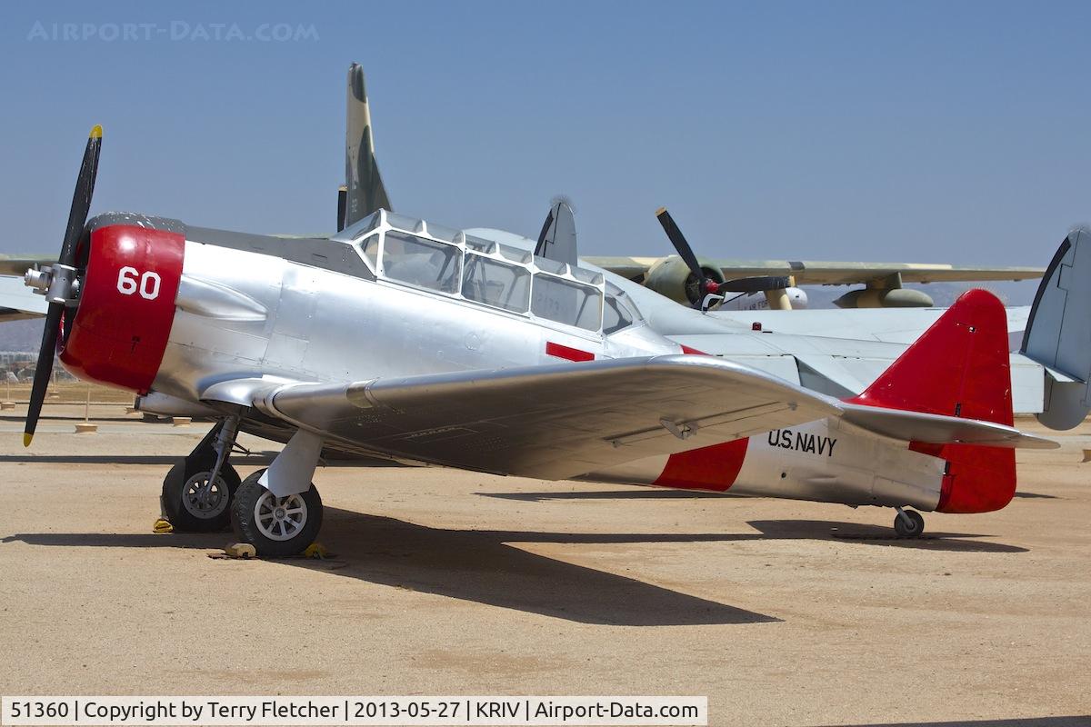 51360, 1943 North American SNJ-4 Texan C/N 88-13627, At March Field Air Museum , Riverside , California
