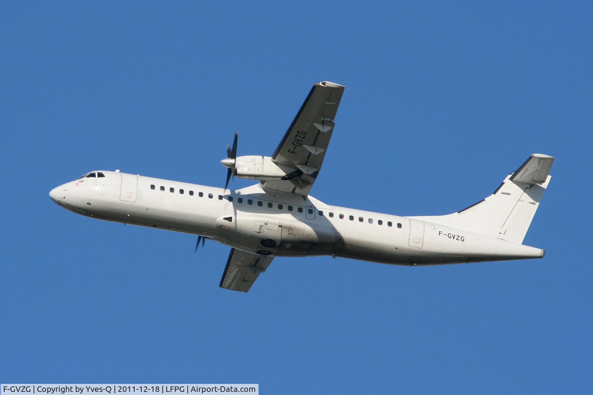 F-GVZG, 1989 ATR 72-201 C/N 145, ATR 72-201, Roissy Charles De Gaulle Airport (LFPG-CDG)