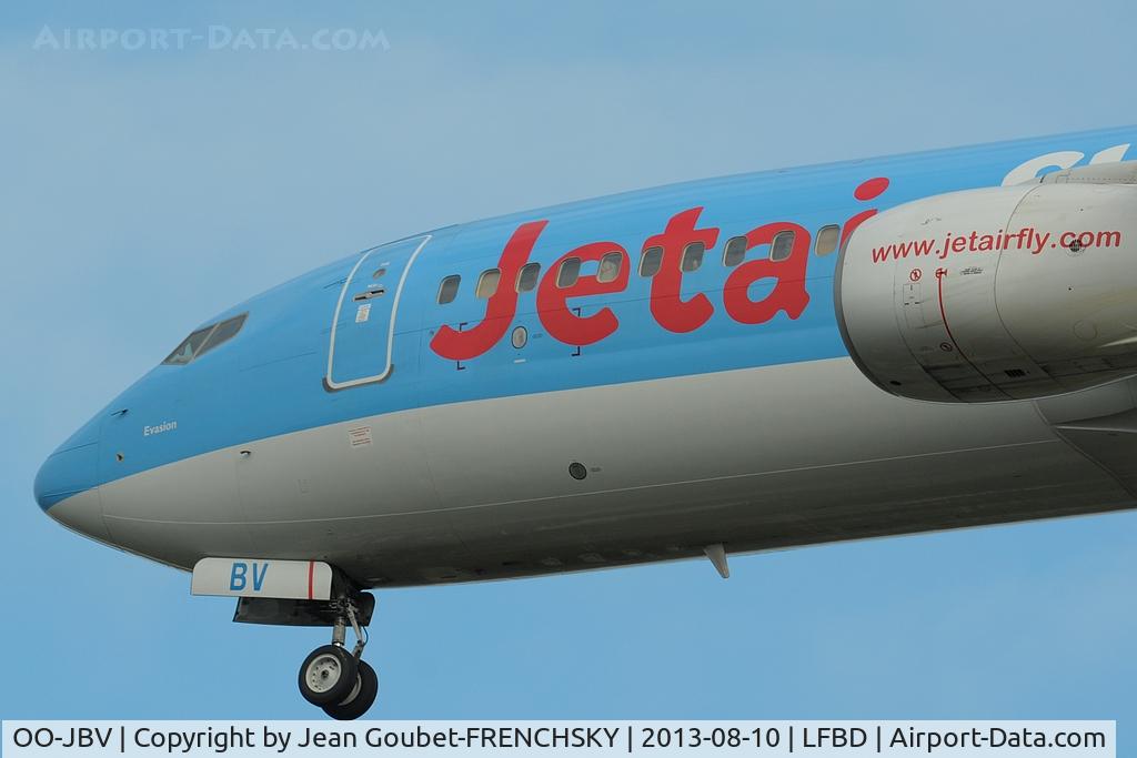 OO-JBV, 1999 Boeing 737-8K5 C/N 27990, TB6531 landing 23 from Casablanca