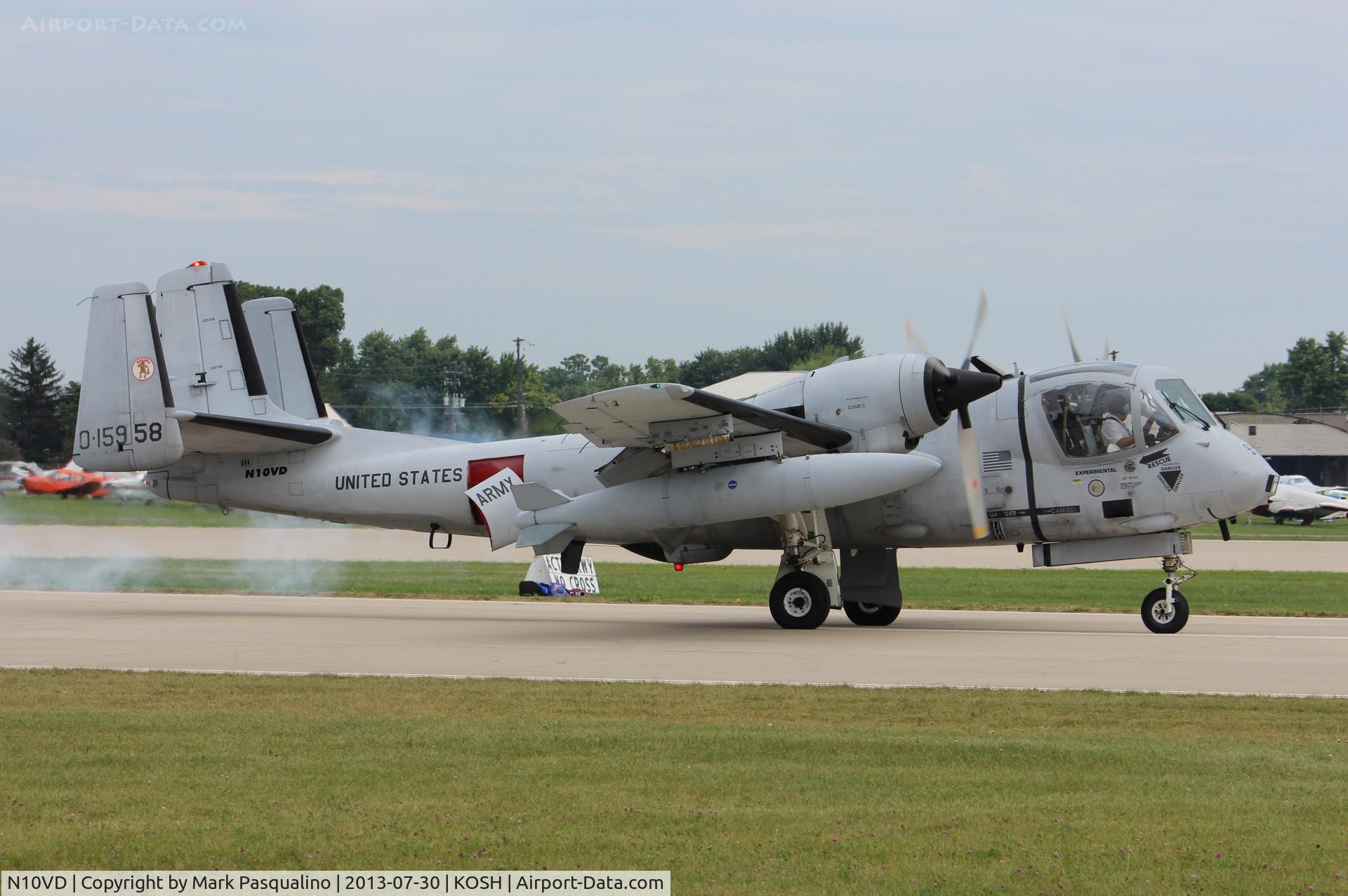 N10VD, 1968 Grumman OV-1D Mohawk C/N 162C, Grumman OV-1