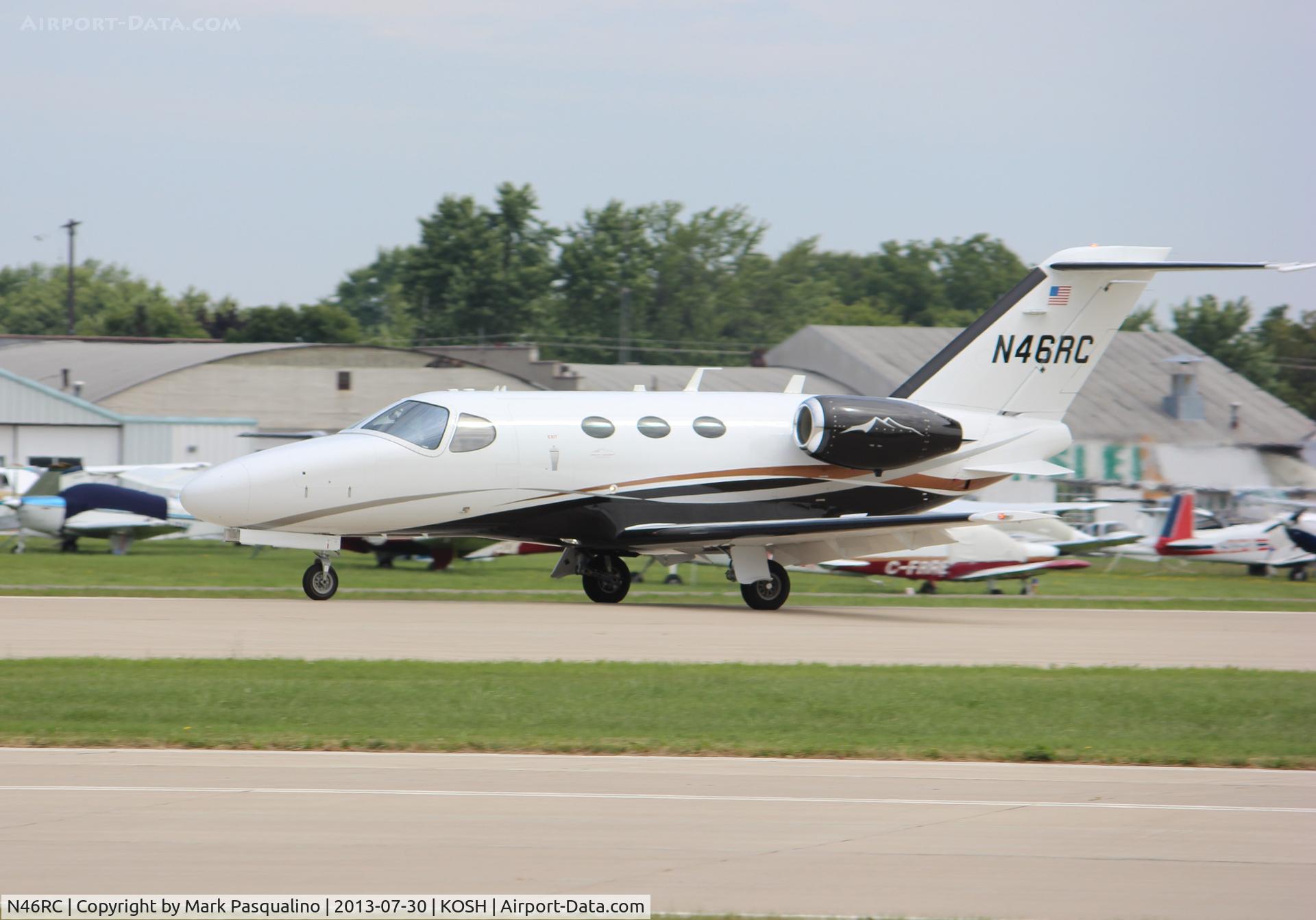 N46RC, 2010 Cessna 510 Citation Mustang Citation Mustang C/N 510-0327, Cessna 510