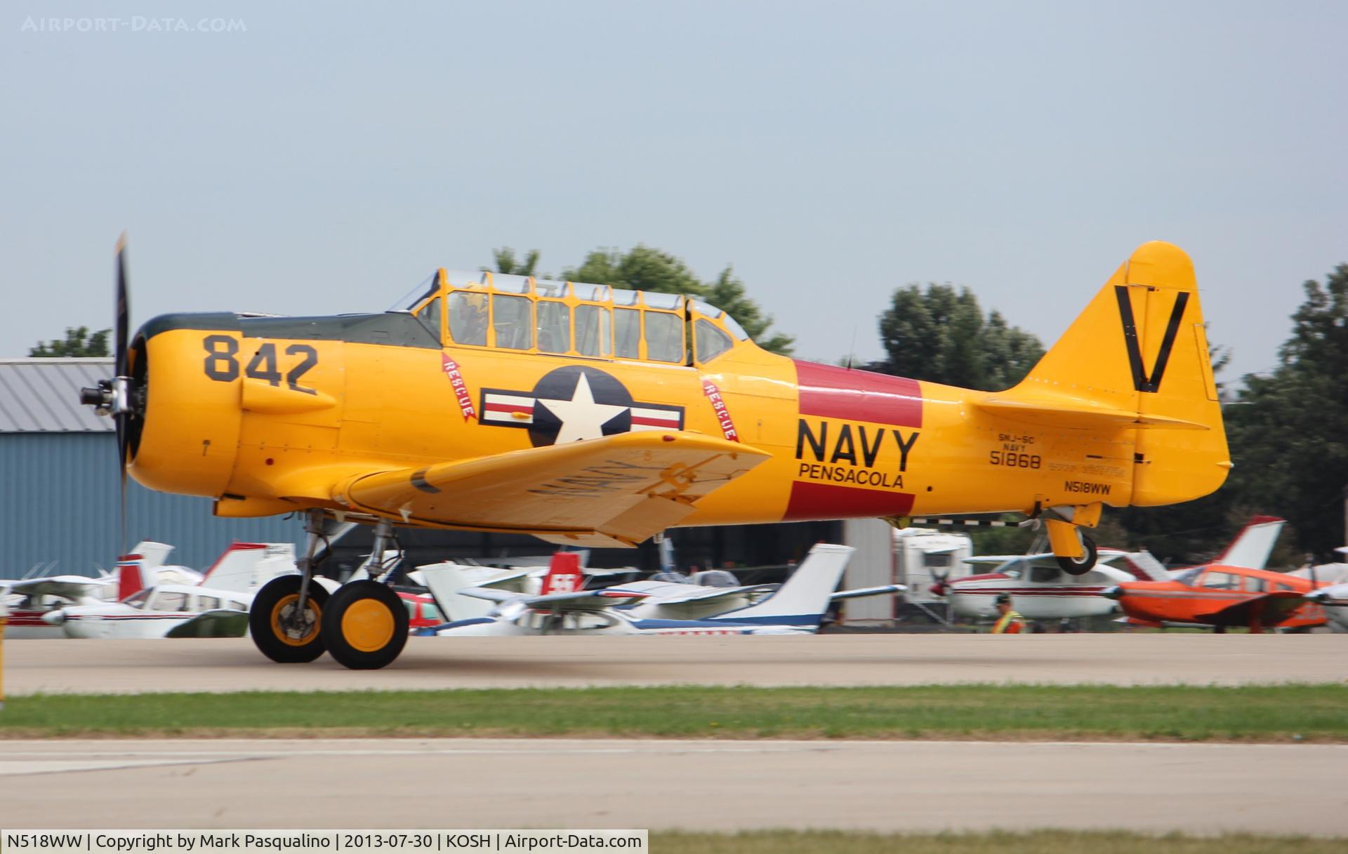 N518WW, North American SNJ-5C Texan Texan C/N 88-14866, North American SNJ-5C
