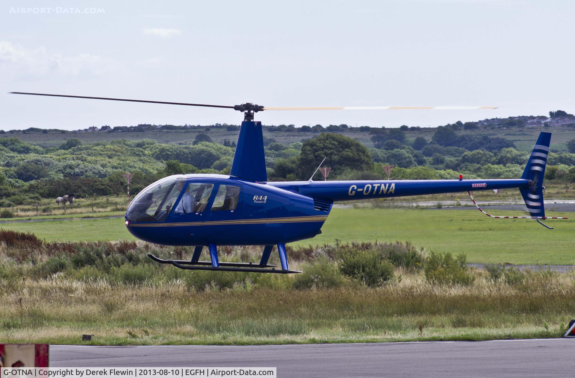 G-OTNA, 2006 Robinson R44 Raven II C/N 11092, Visiting Robinson R44 II from Norwich International Airport.