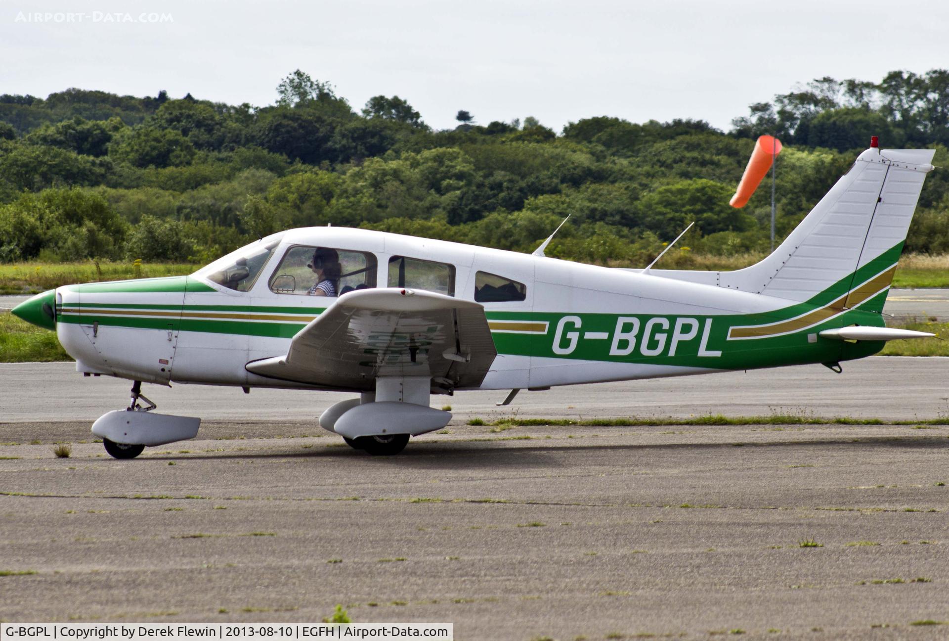 G-BGPL, 1979 Piper PA-28-161 Cherokee Warrior II C/N 28-7916289, Visiting Piper PA-28-161 from Blackbushe Airport Yateley.