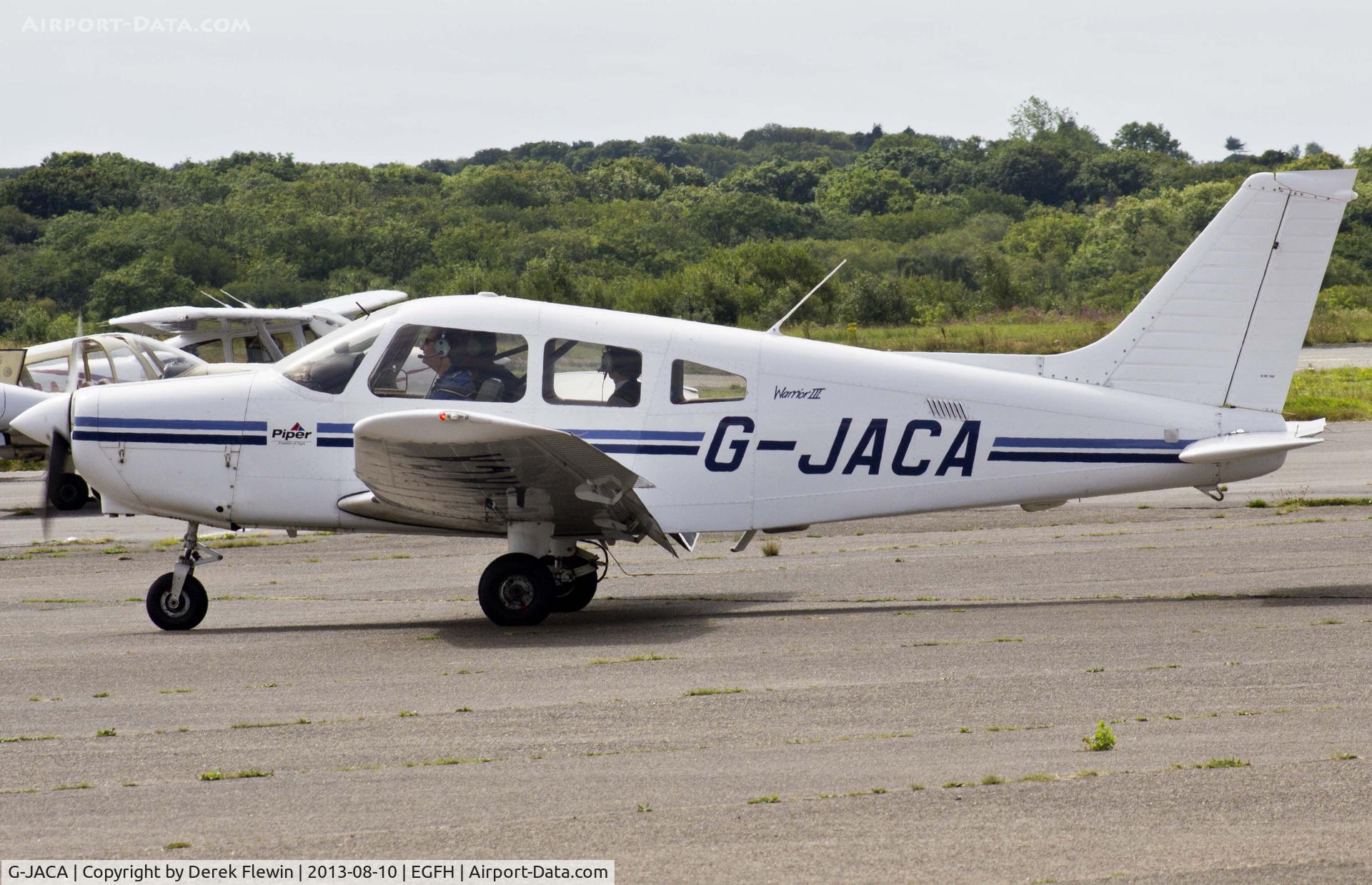 G-JACA, 2001 Piper PA-28-161 Warrior II C/N 28-42139, Visiting Piper PA-28-161 on a 