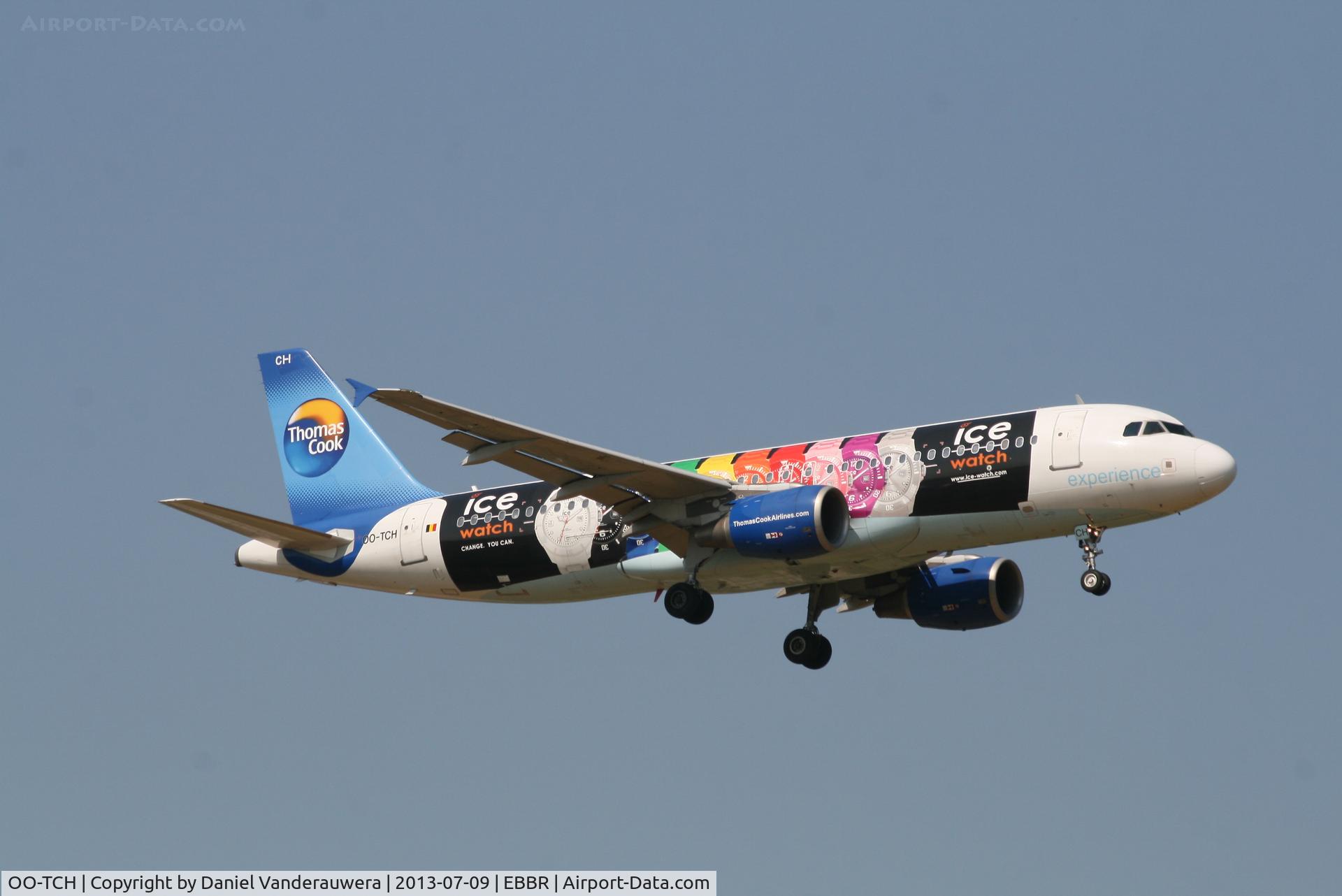 OO-TCH, 2003 Airbus A320-214 C/N 1929, Arrival of flight HQ2237 to RWY 02