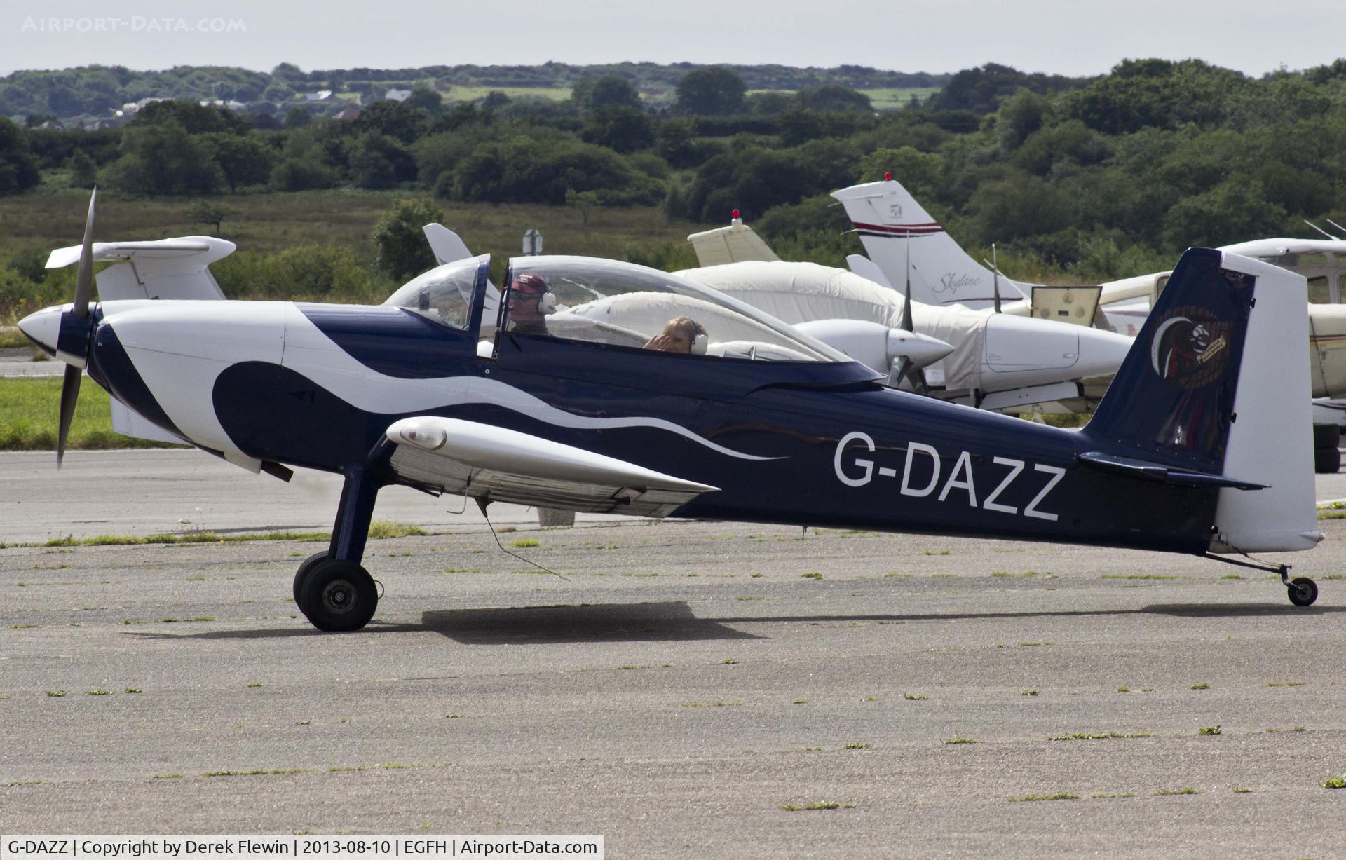 G-DAZZ, 2006 Vans RV-8 C/N PFA 303-14245, Visiting Vans RV-8 from Popham Airfield Basingstoke.