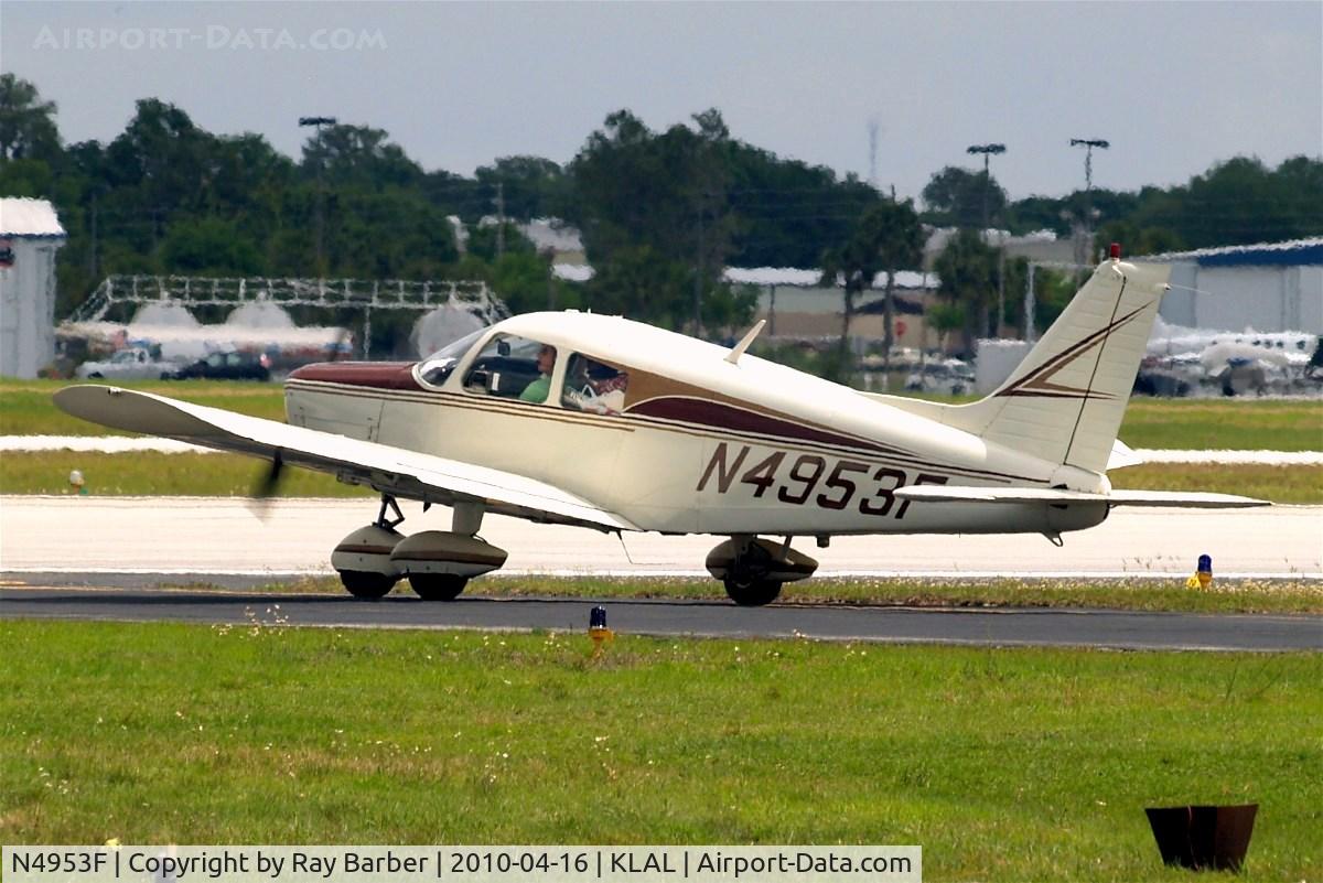 N4953F, 1976 Piper PA-28-140 Cruiser C/N 28-7725037, Piper PA-28-140 Cruiser [28-7725037] Lakeland-Linder~N 16/04/2010