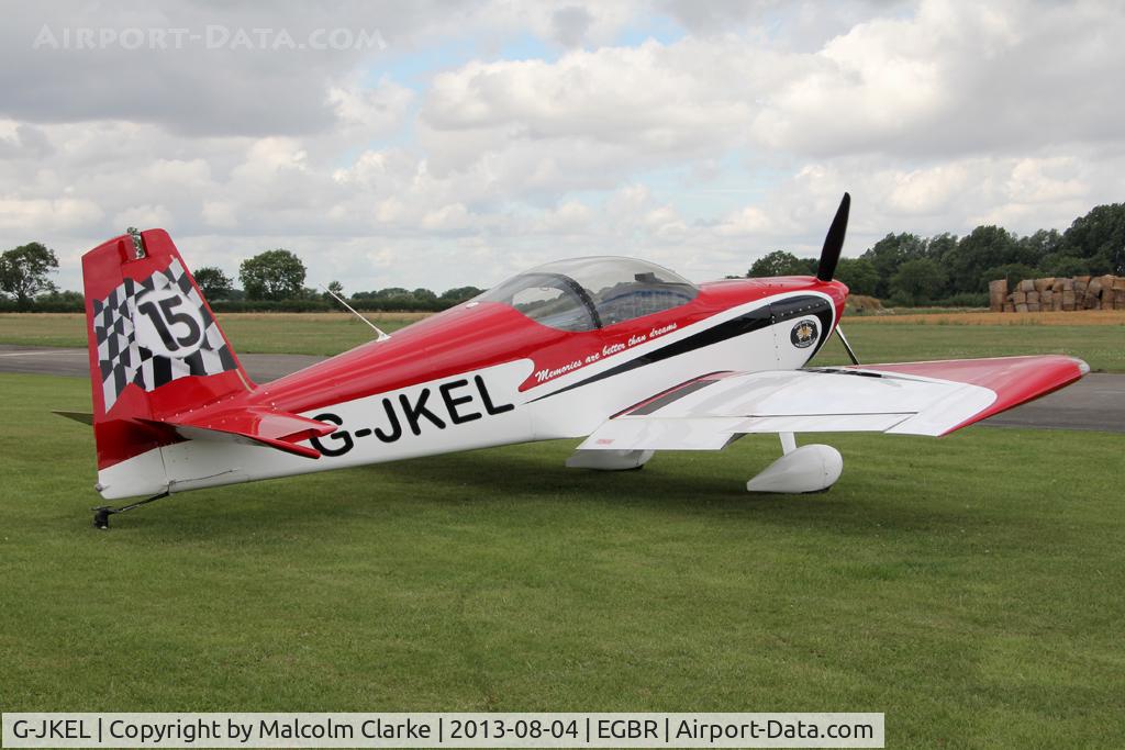 G-JKEL, 2010 Vans RV-7 C/N PFA 323-14170, Vans RV-7 at The Summer Madness Fly-In. The Real Aeroplane Company, Breighton Airfield, August 2013.
