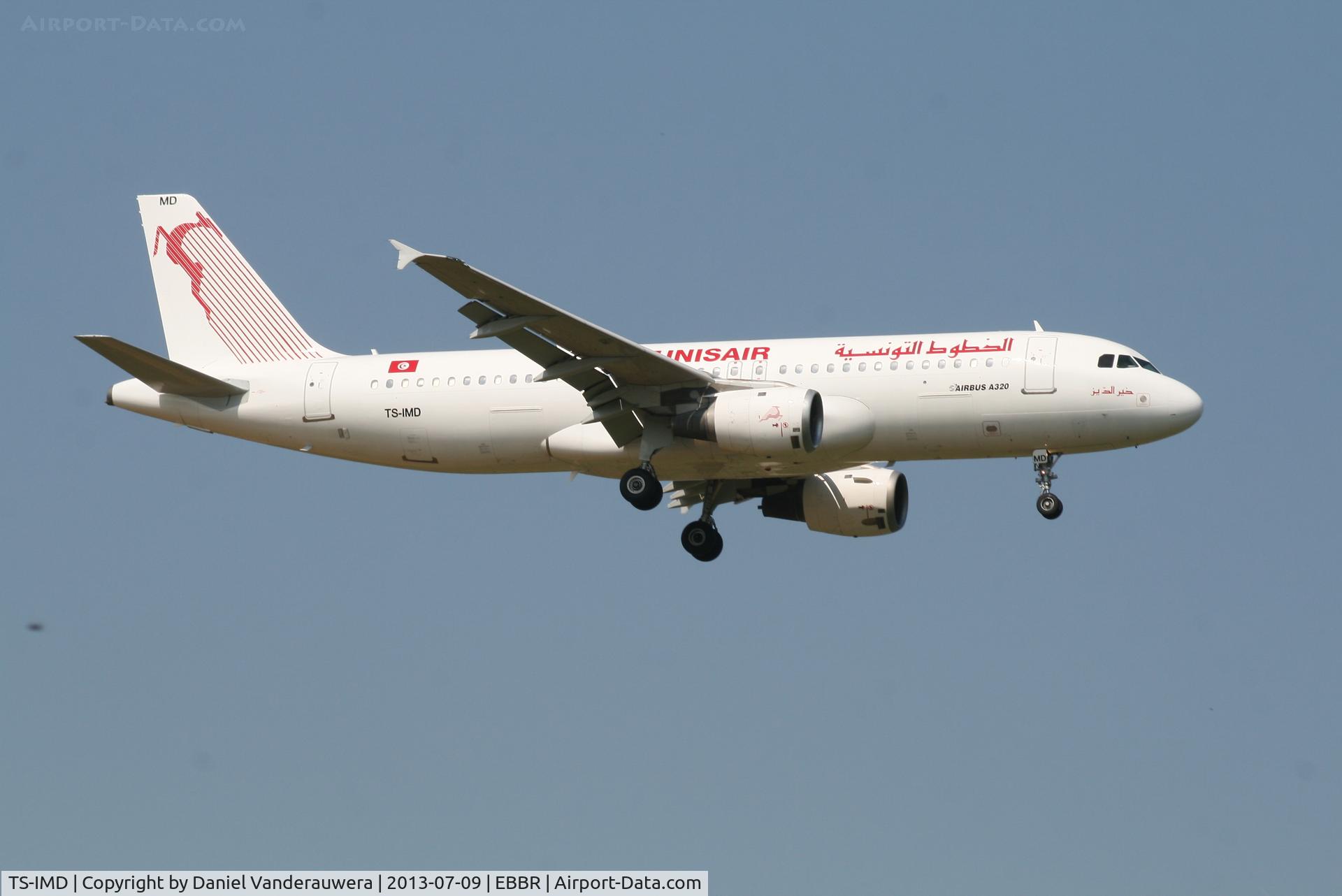 TS-IMD, 1991 Airbus A320-211 C/N 0205, Arrival of flight TU516 to RWY 02