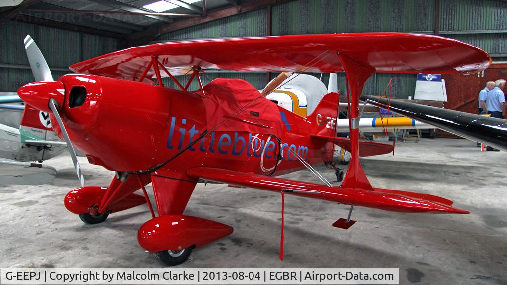 G-EEPJ, 1991 Pitts S-1S Special C/N PFA 009-11557, Pitts S-1S. At The Real Aeroplane Company's Summer Madness Fly-In, Breighton Airfield, August 2013.
