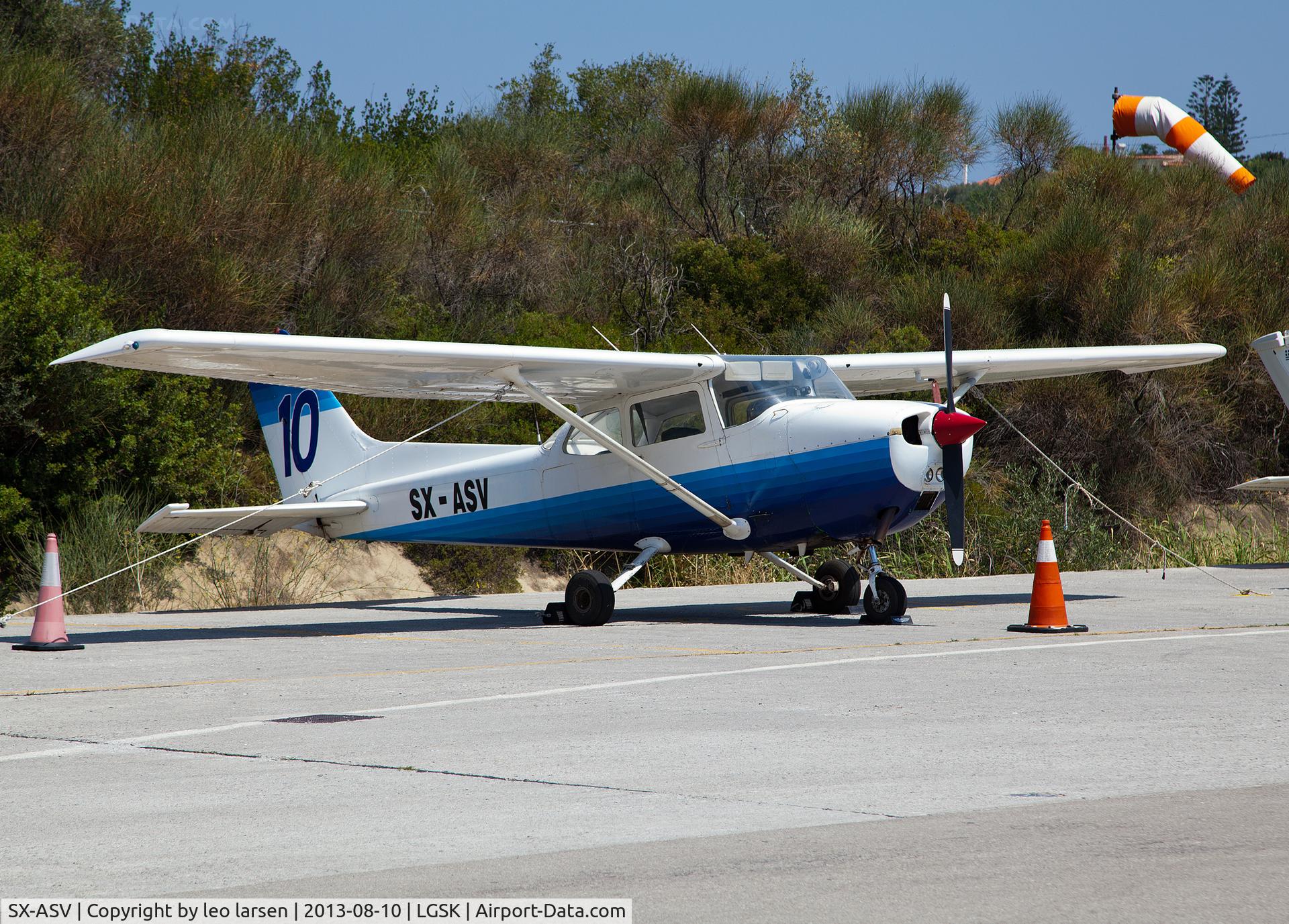 SX-ASV, Reims F172M Skyhawk C/N 1513, Skiathos Greece 10.8.13