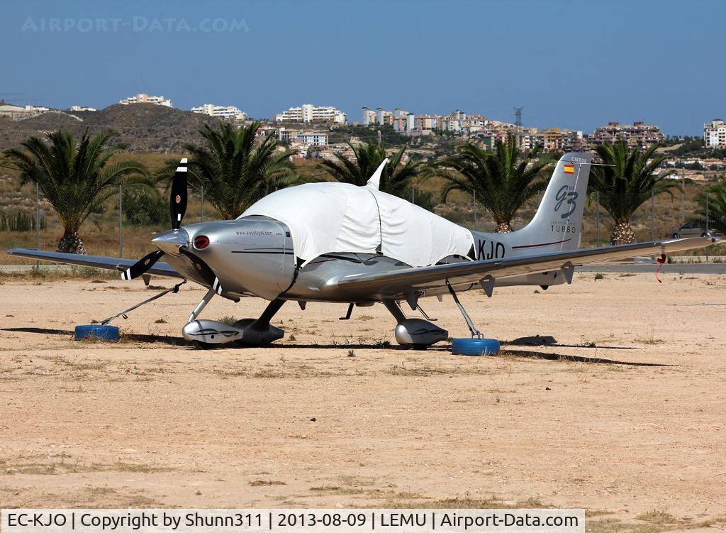 EC-KJO, 2007 Cirrus SR22 C/N 2558, Parked @ LEMU Ramp...