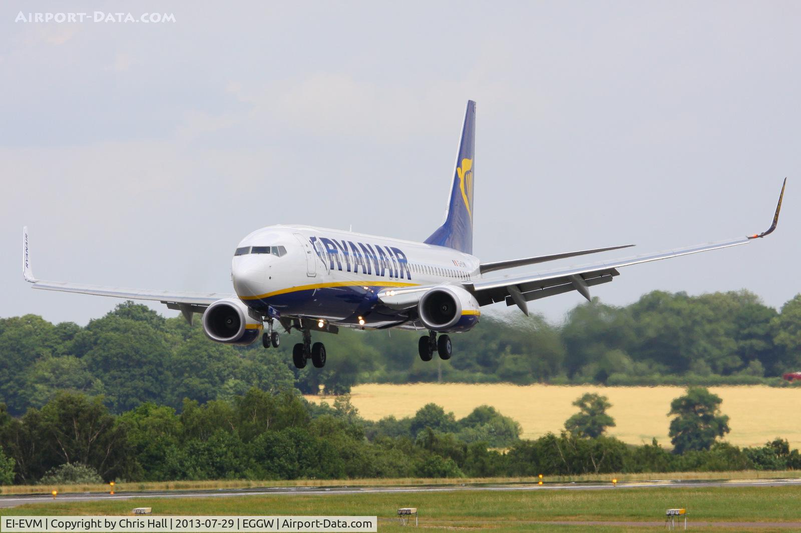EI-EVM, 2012 Boeing 737-8AS C/N 40296, Ryanair