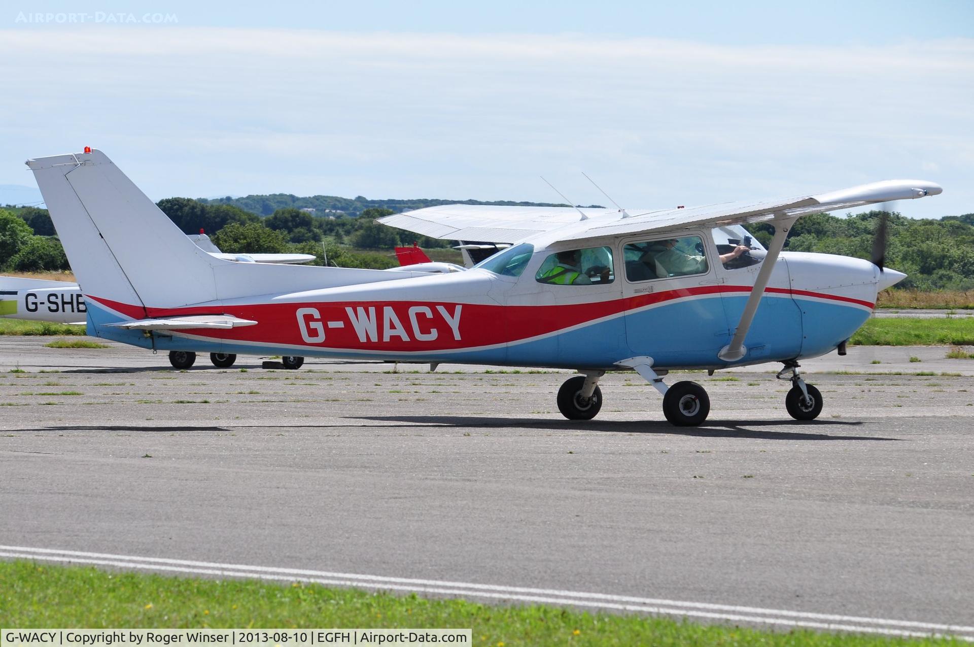 G-WACY, 1984 Reims Cessna F172P Skyhawk C/N 2217, Visiting Reims Cessna Skyhawk.