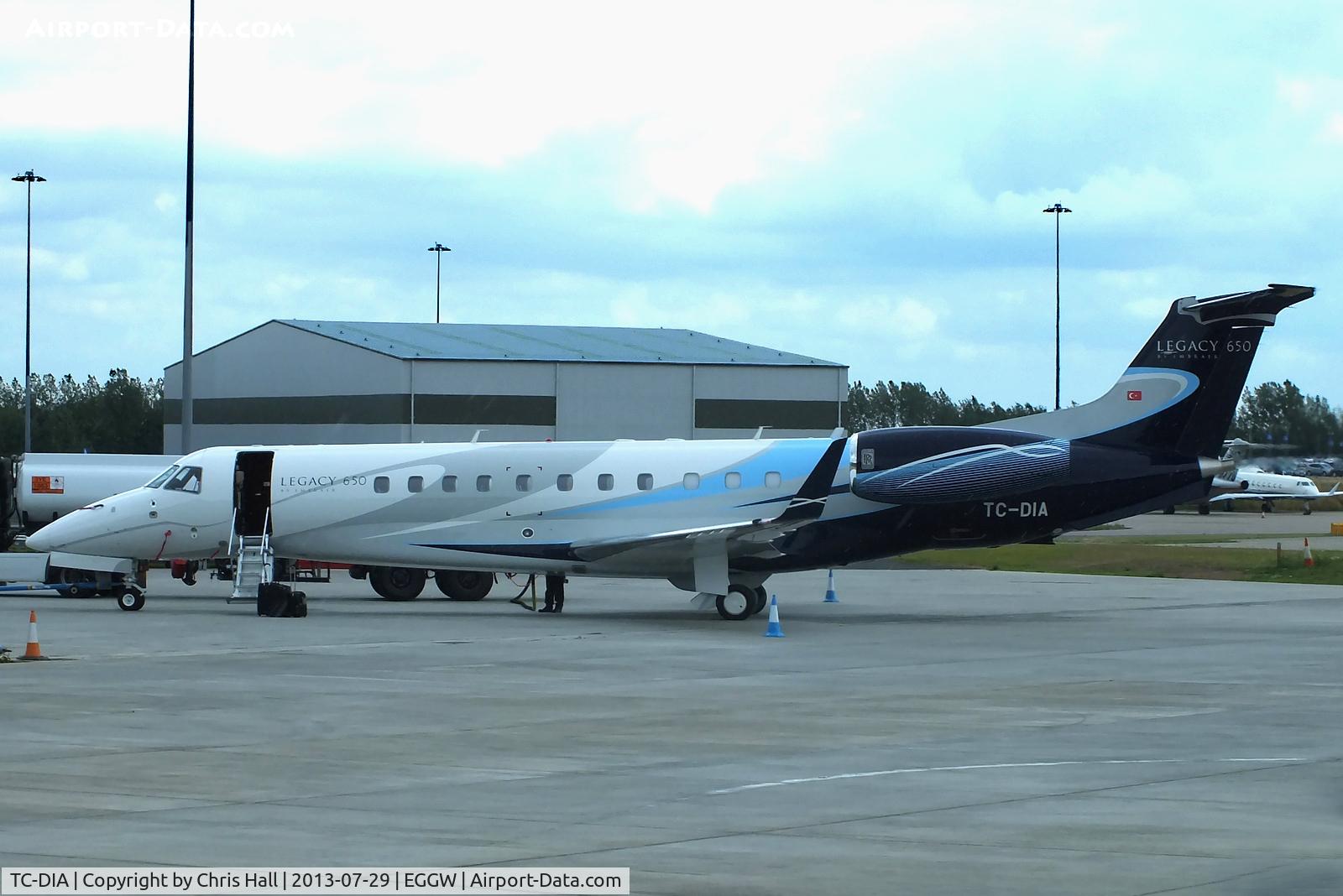 TC-DIA, 2012 Embraer EMB-135BJ Legacy 650 C/N 14501148, IC Havacilik