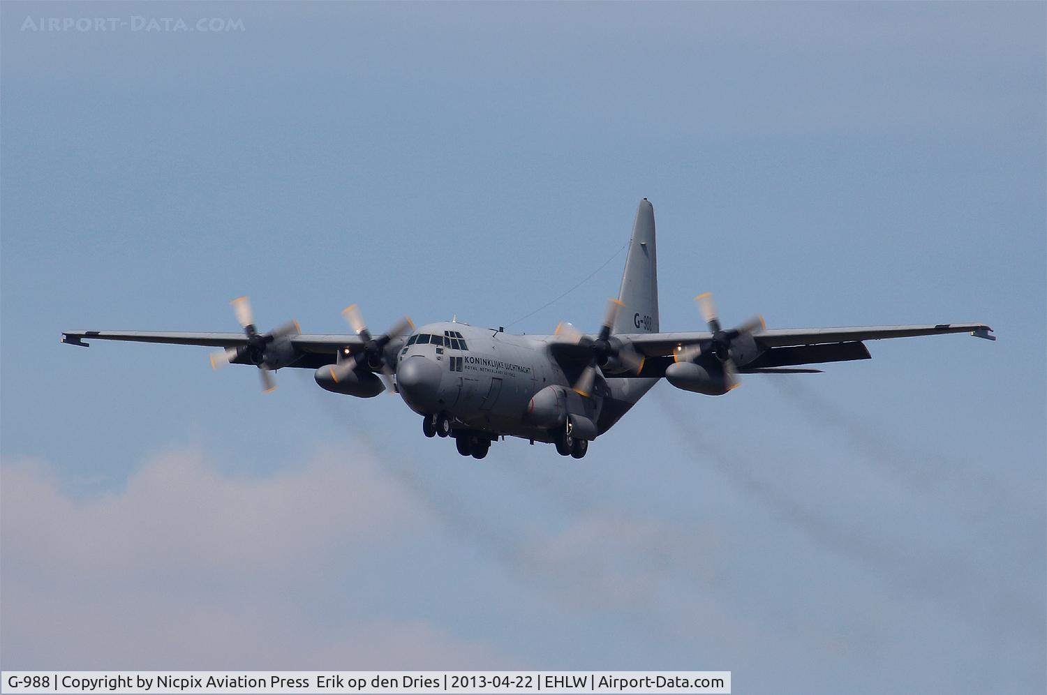 G-988, 1983 Lockheed C-130H Hercules C/N 382-4988, G-988 was used as slow movewr during Frisian Flag 2013