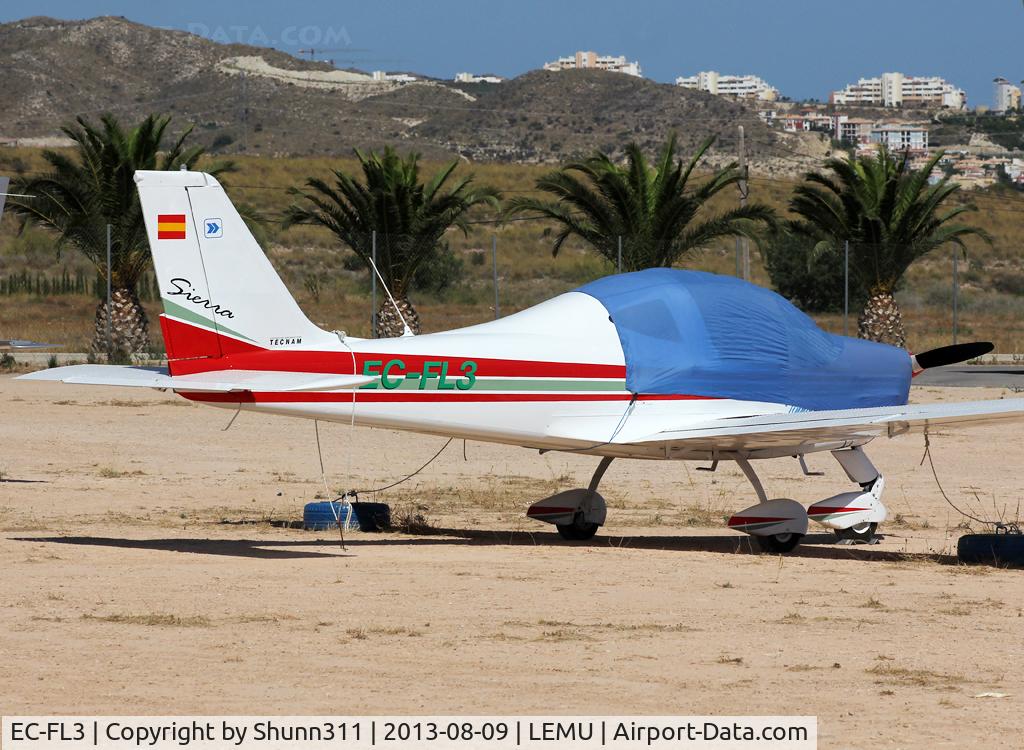 EC-FL3, 2008 Tecnam P-2002 Sierra C/N 037, Parked @ LEMU Ramp...
