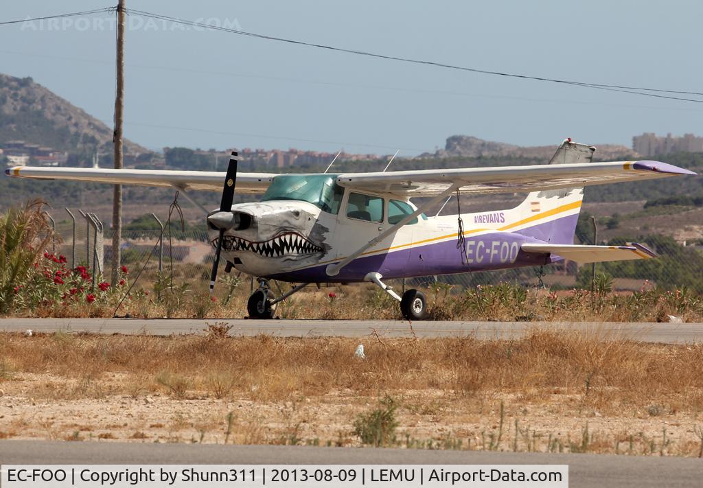 EC-FOO, Cessna 172N C/N 17271847, Parked @ LEMU Ramp...