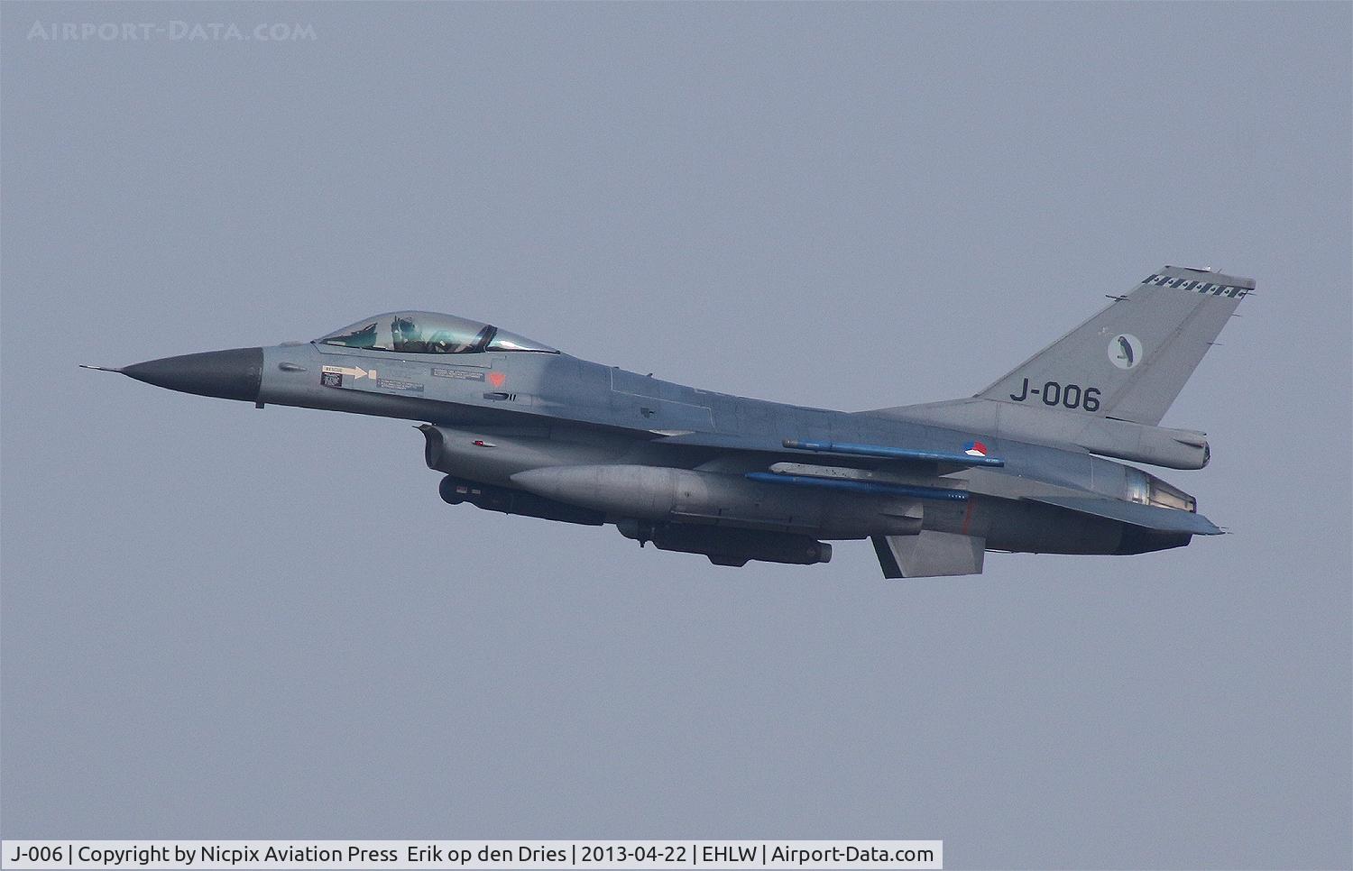 J-006, Fokker F-16AM Fighting Falcon C/N 6D-162, Friendly pilot of J-006