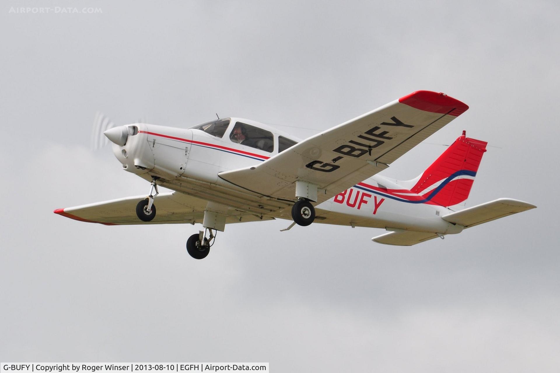 G-BUFY, 1980 Piper PA-28-161 Cherokee Warrior II C/N 28-8016211, Visiting Cherokee Warrior II.