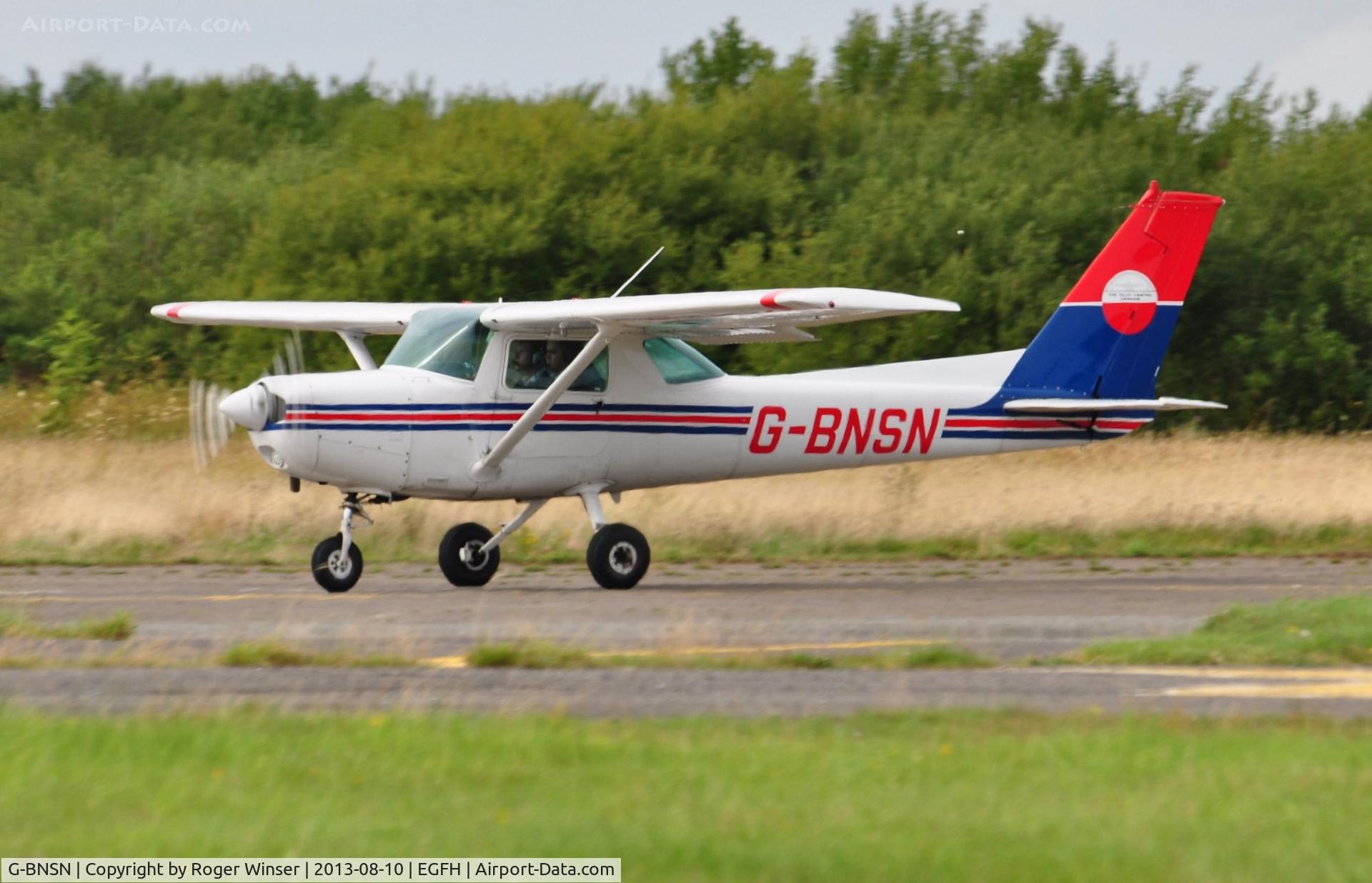 G-BNSN, 1983 Cessna 152 C/N 152-85776, Visiting Cessna 152 operated by the Pilot Centre at Denham Aerodrome.