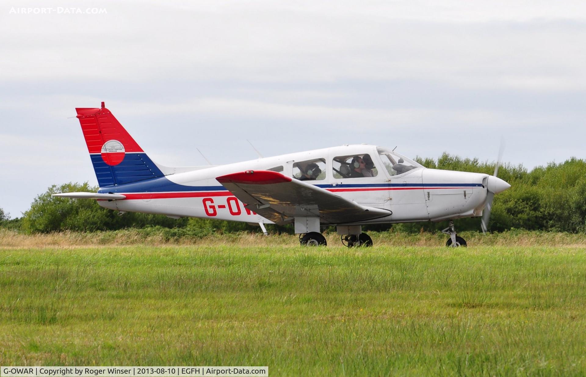 G-OWAR, 1986 Piper PA-28-161 Cherokee Warrior II C/N 28-8616054, Visiting Cherokee Warrior II.