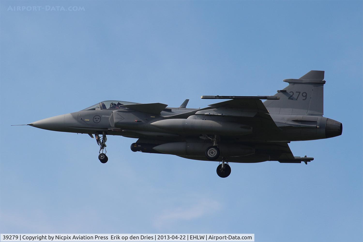 39279, SAAB JAS-39C Gripen C/N 39279, Sweden AF JAS-39C Gripen 39279 participated in Frisian Flag 2013