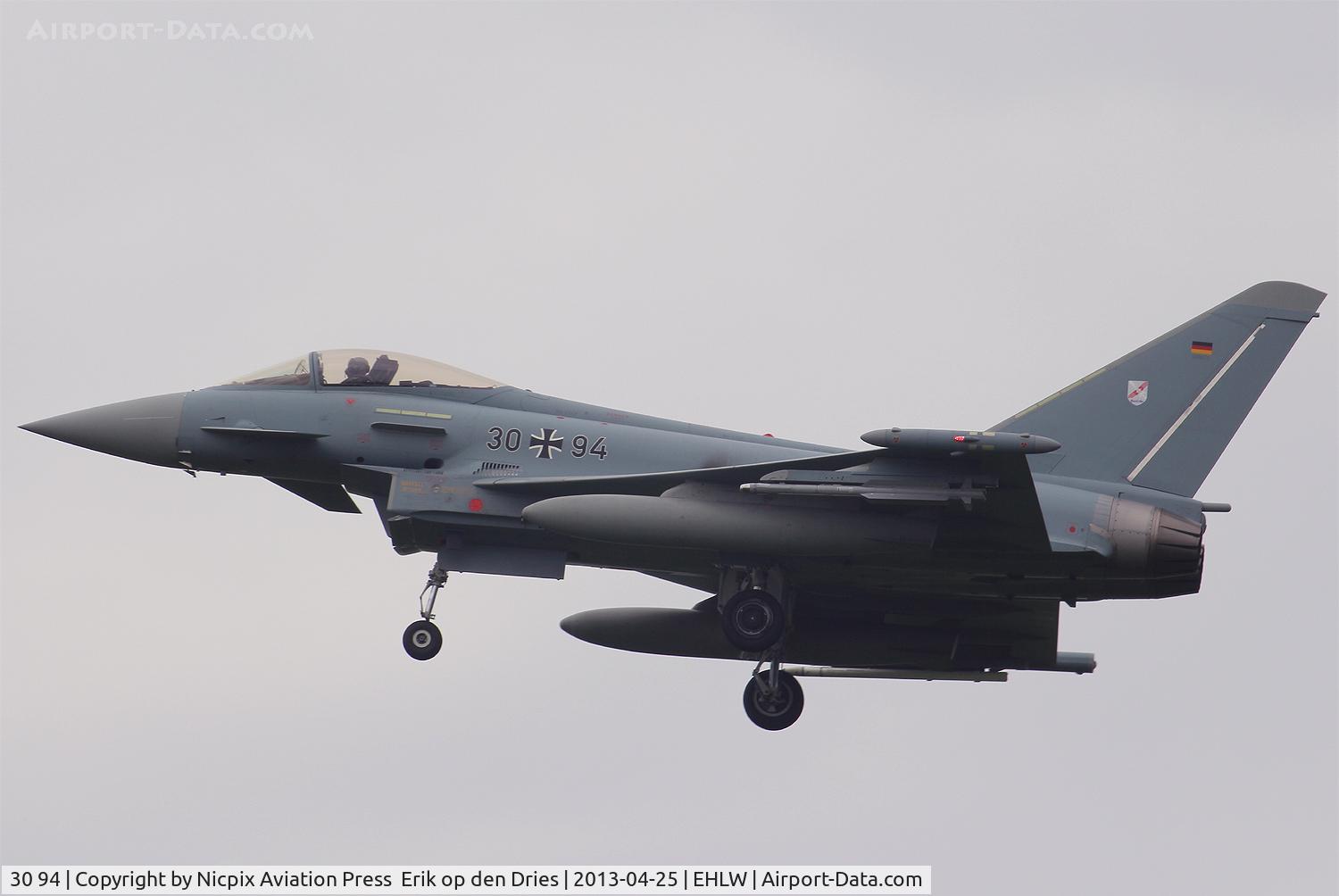 30 94, Eurofighter EF-2000 Typhoon S C/N GS073, Fighterwing-31 participated in the NATO exercise Frisian Flag 2013