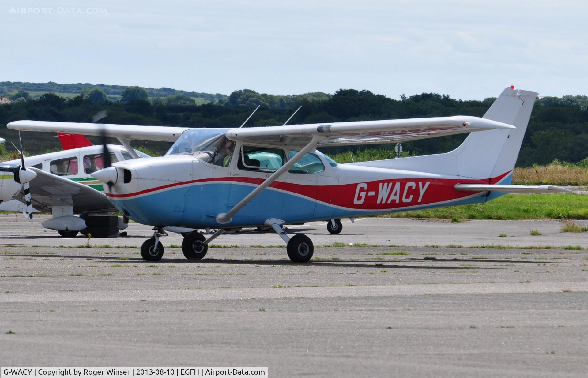G-WACY, 1984 Reims Cessna F172P Skyhawk C/N 2217, Visiting Reims/Cessna Skyhawk. Previously registered F-GDOZ.