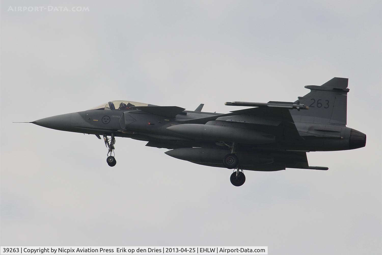 39263, Saab JAS 39C Gripen C/N 39263, 39263 was a participant in Frisian Flag 2013