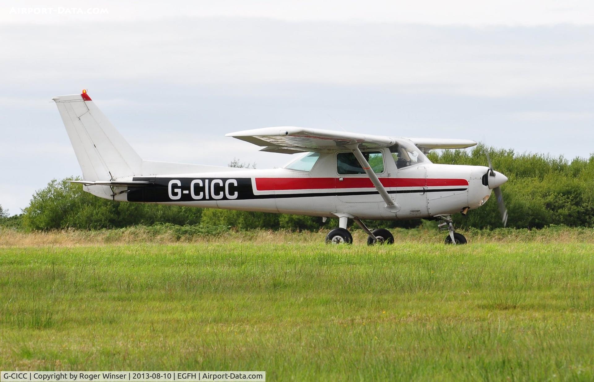 G-CICC, 1981 Cessna 152 C/N 152-85282, Visiting 152. Previously registered F-GPUC.