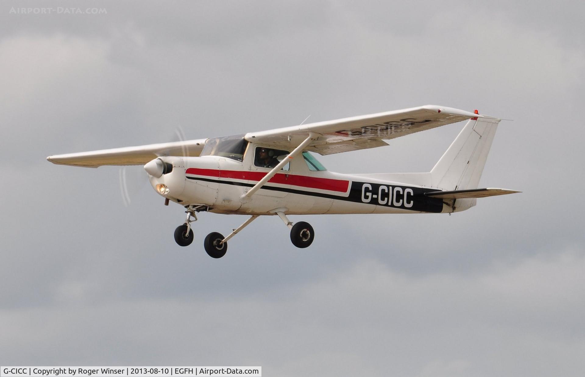 G-CICC, 1981 Cessna 152 C/N 152-85282, Visiting Cessna 152. Previously registered F-GPUC.