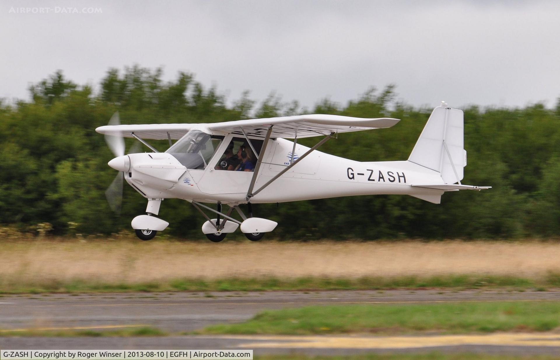 G-ZASH, 2013 Comco Ikarus C42 FB80 C/N 1304-7257, Resident Ikarus C42 operated by Gower Flight Centre.