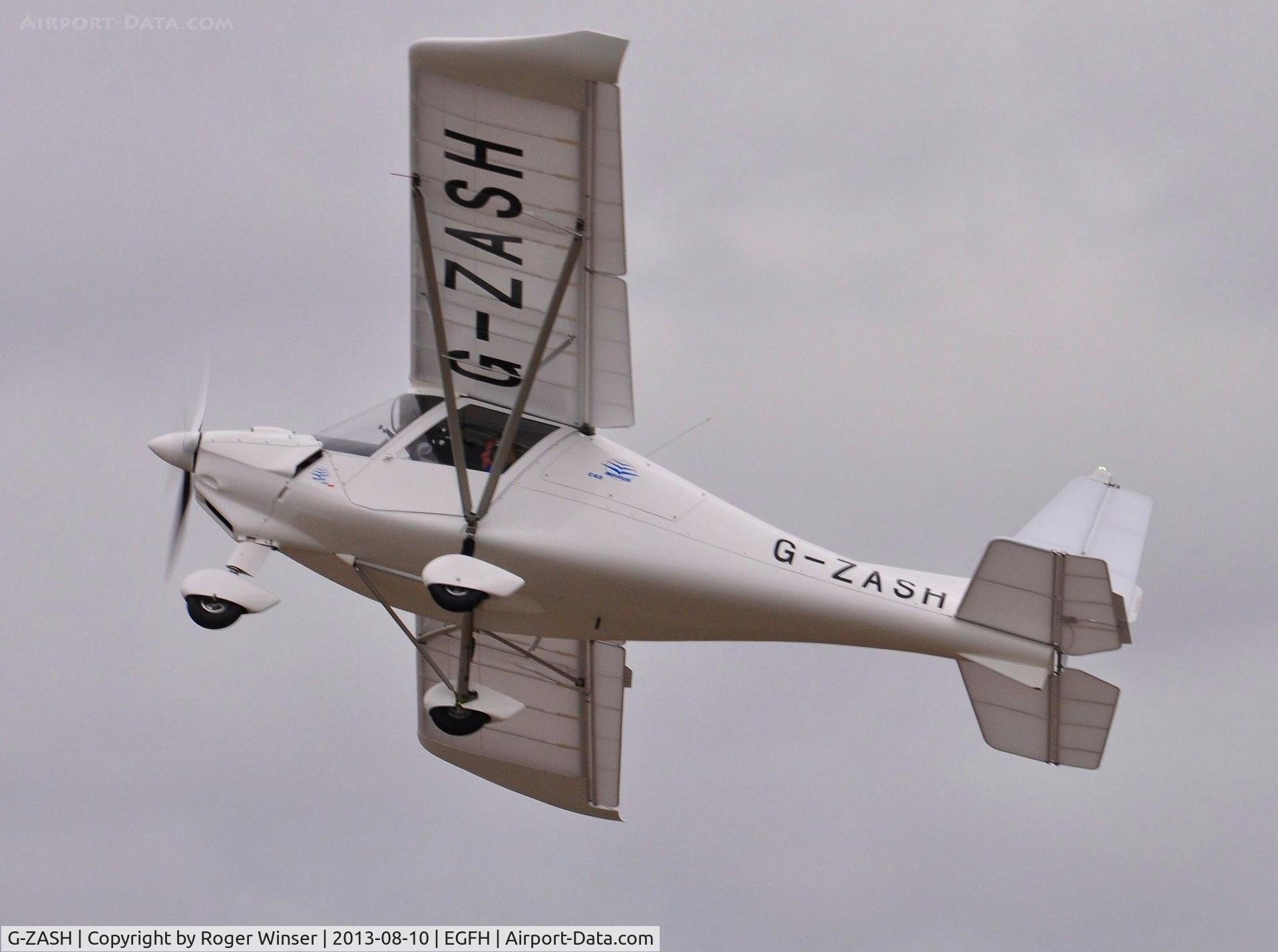 G-ZASH, 2013 Comco Ikarus C42 FB80 C/N 1304-7257, Resident Ikarus C42 operated by Gower Flight Centre.
