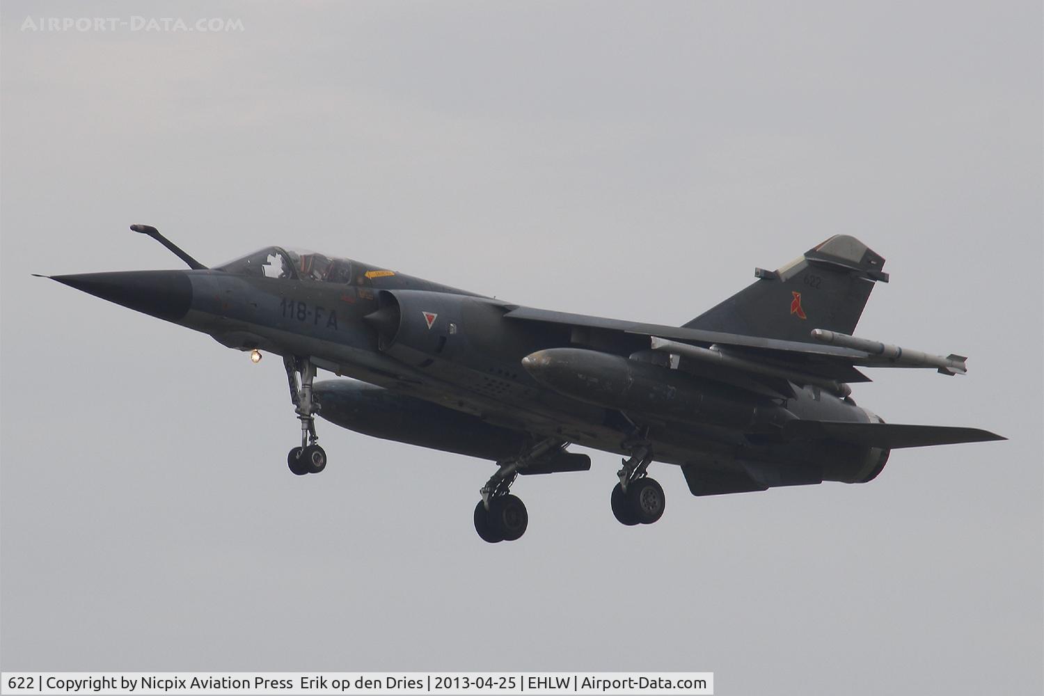 622, Dassault Mirage F.1CR C/N 622, 622 recovering into Leeuwarden