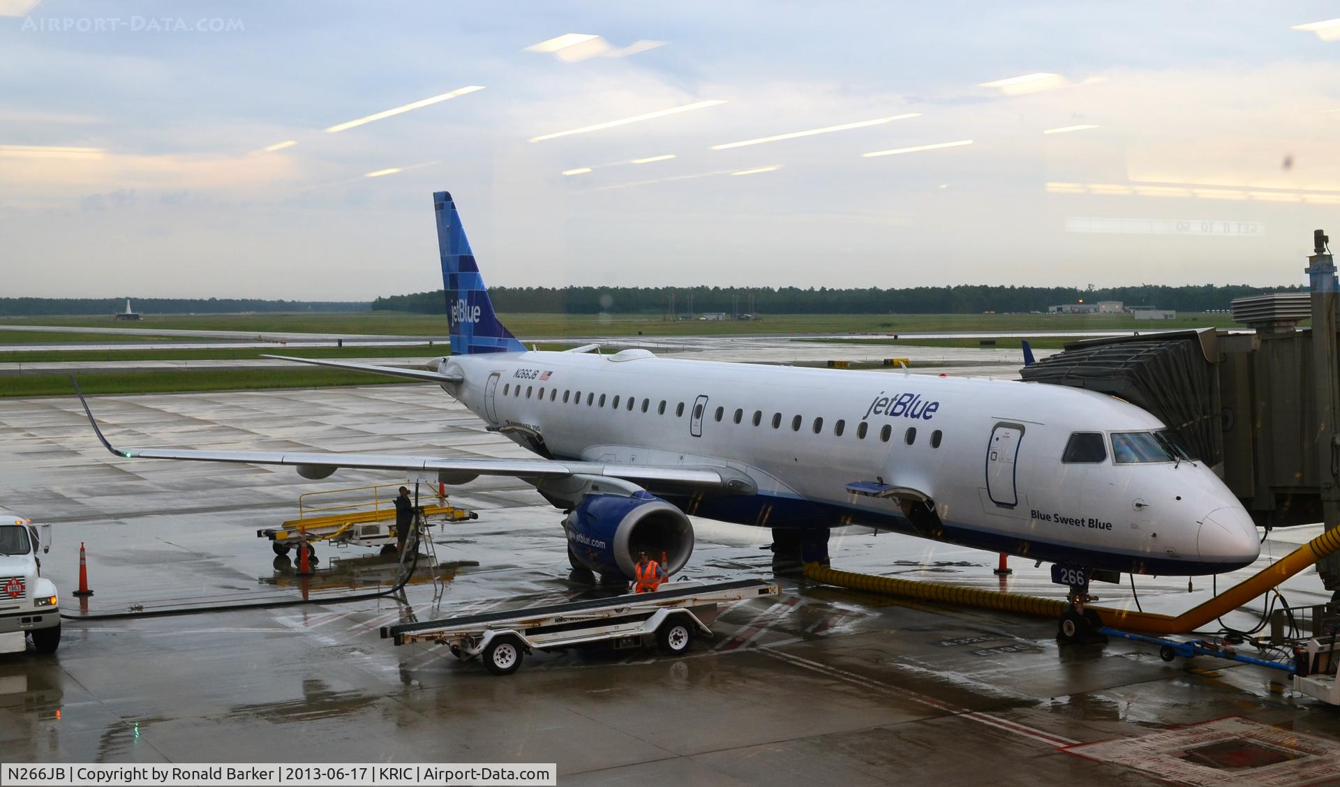 N266JB, 2007 Embraer ERJ-190-100 IGW 190AR C/N 19000054, Blue Sweet Blue  RIC